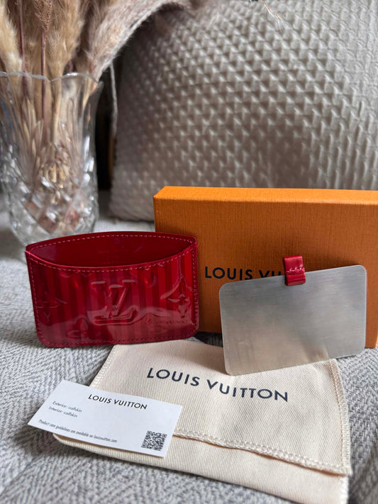 Louis Vuitton Amarante Rayures Monogram Vernis Mirror Case