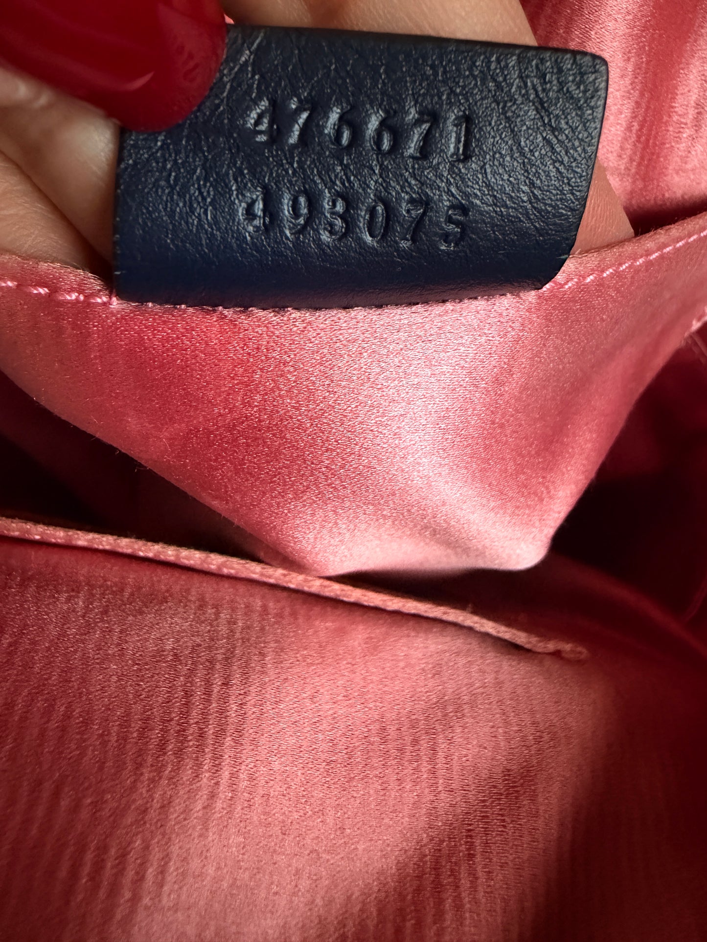 GUCCI Marmont Denim Backpack