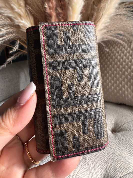 Fendi 6 hook Keycase in Zucca