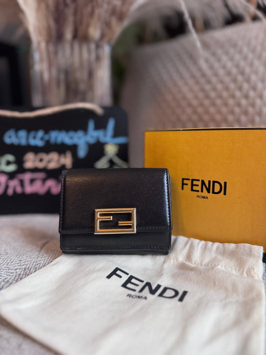 Fendi Micro Baguette Trifold Wallet