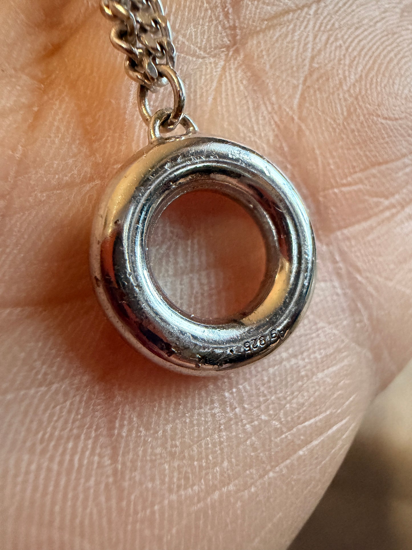 LOEWE Sterling Silver Anagram Toggle Bracelet
