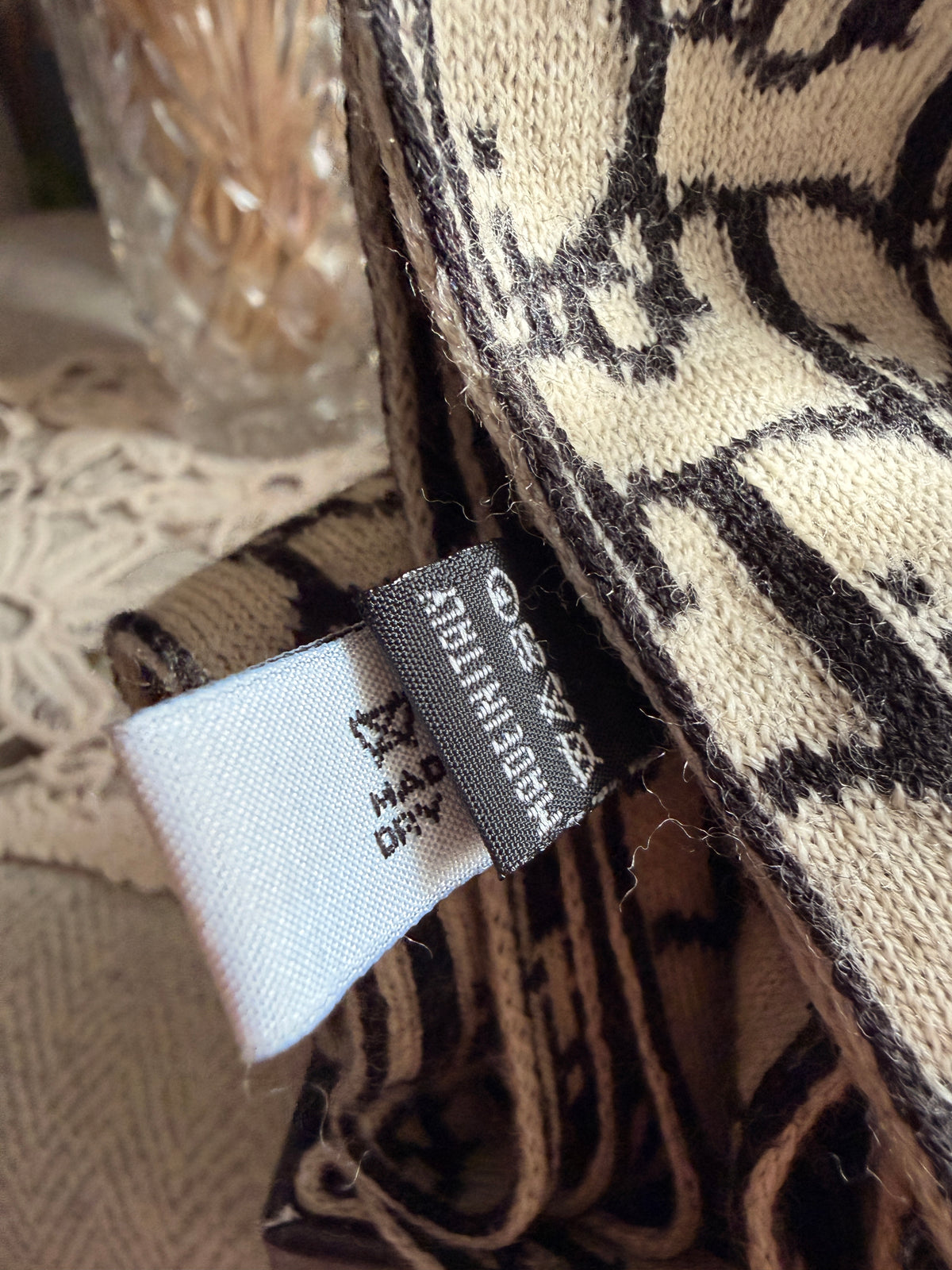 Christian Dior Wool Oblique Scarf