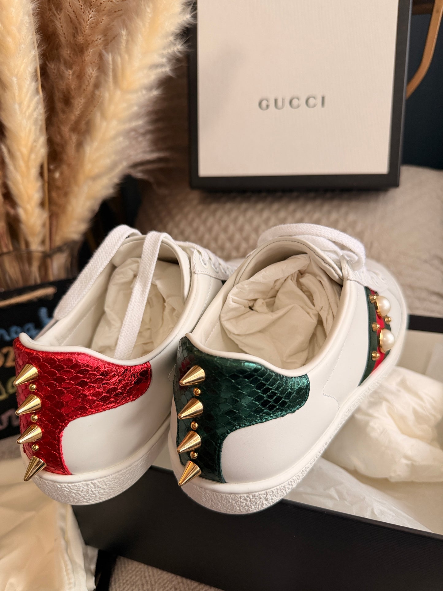 BNIB Gucci Ace Sneakers sz 6.5