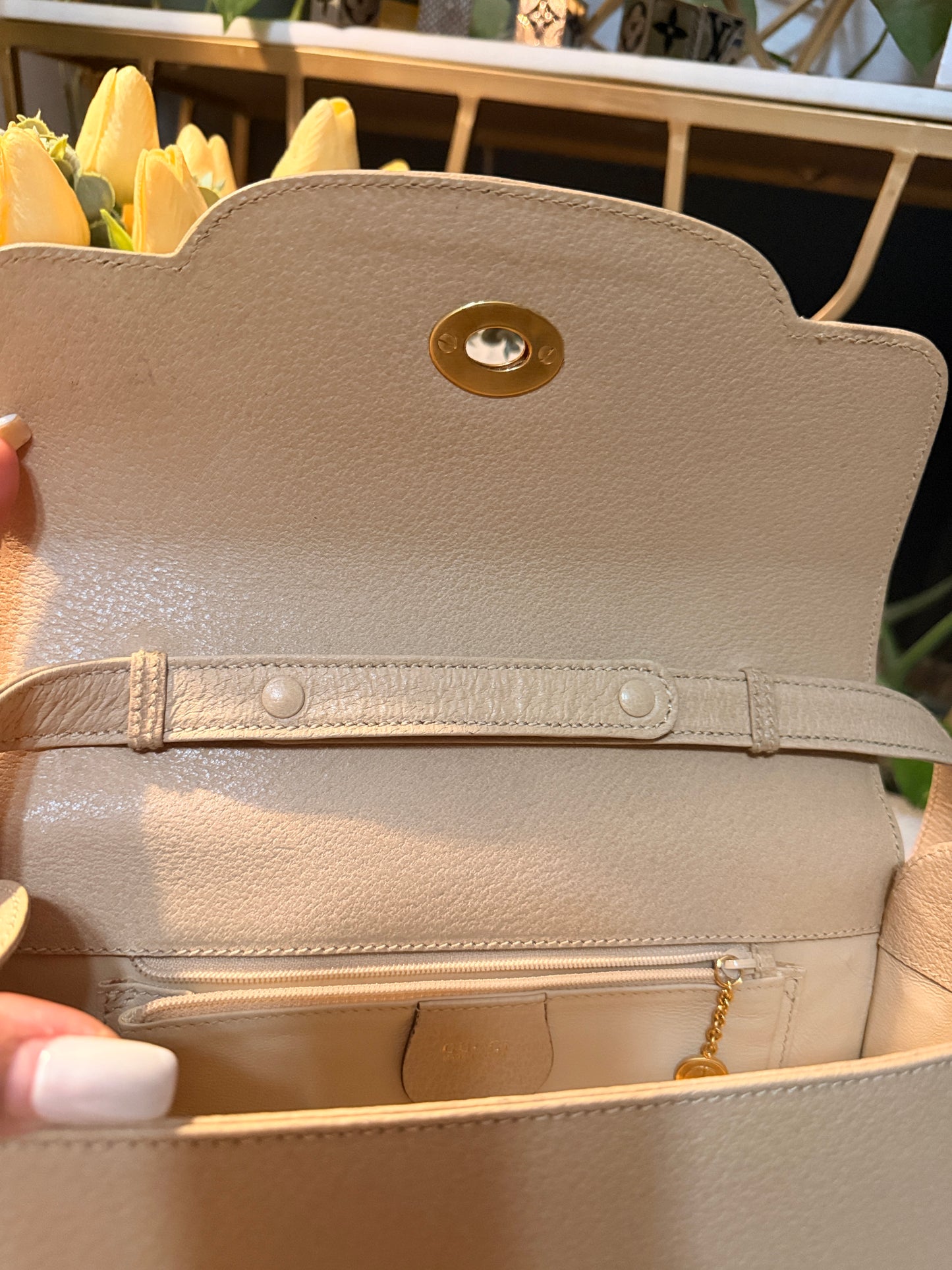 Vintage Gucci with Bamboo Top Handle