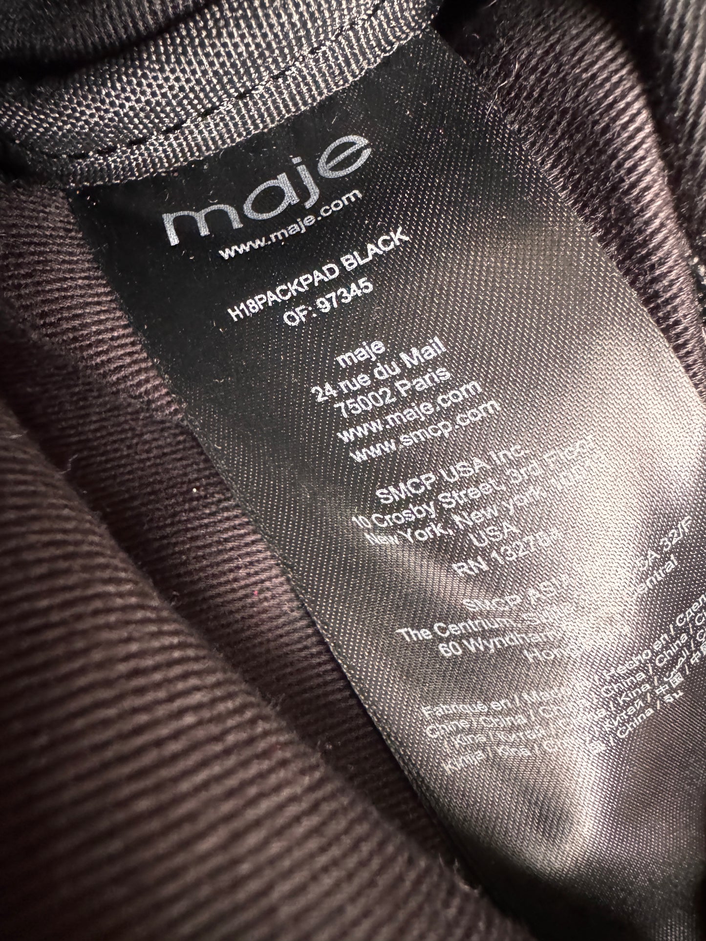 MAJE Leather Beltbag