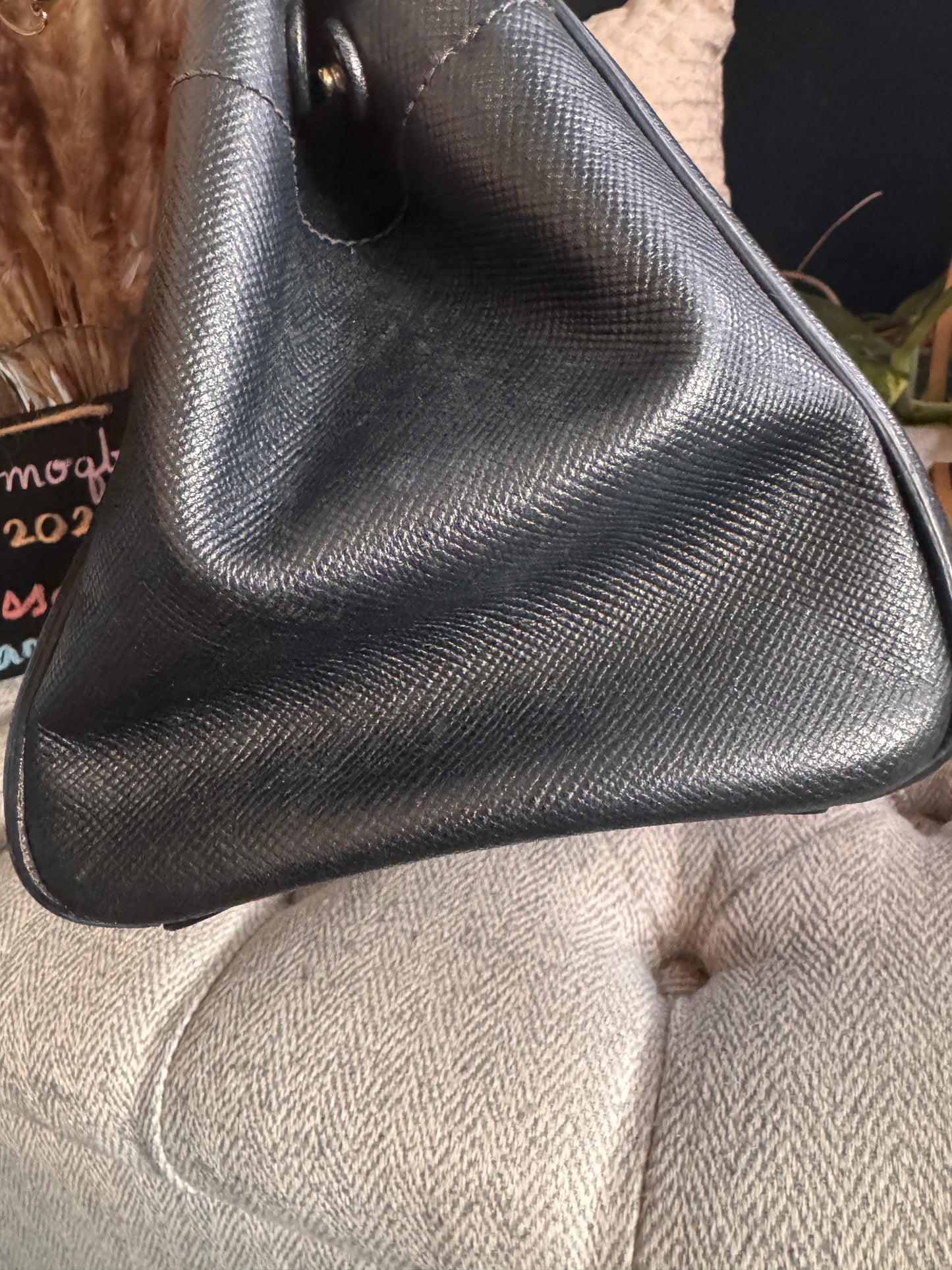 Prada Corda Canapa and Saffiano Tote