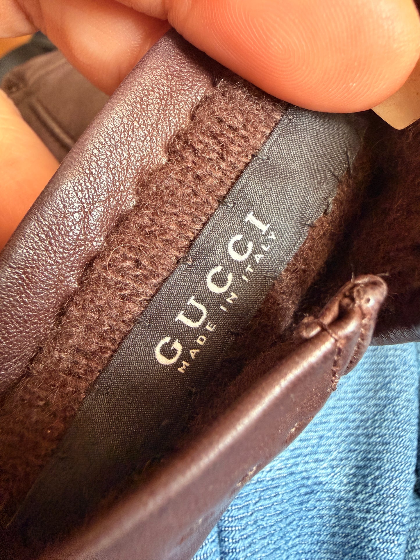 Gucci Leather Gloves