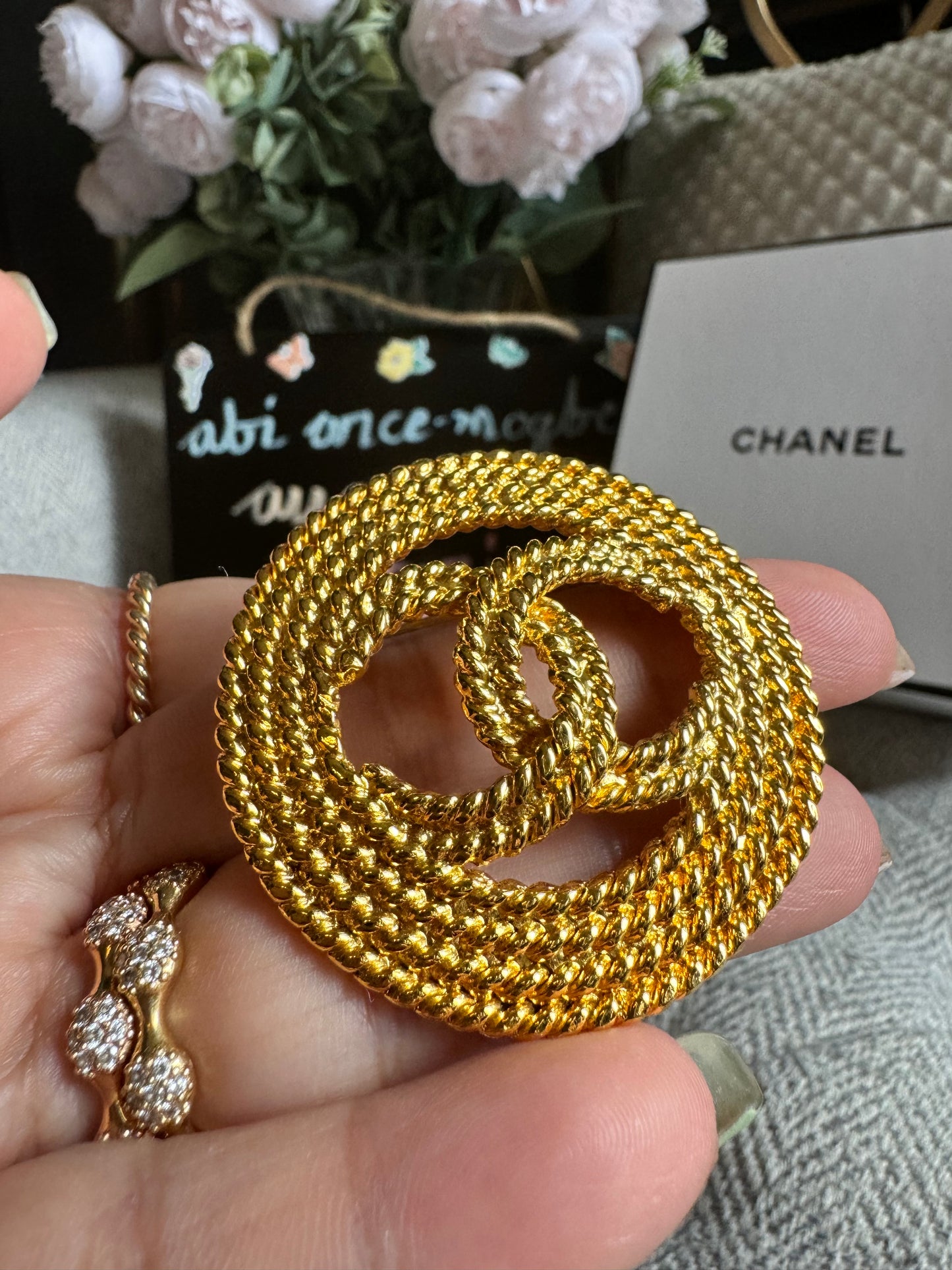 Chanel Vintage Braided Brooch