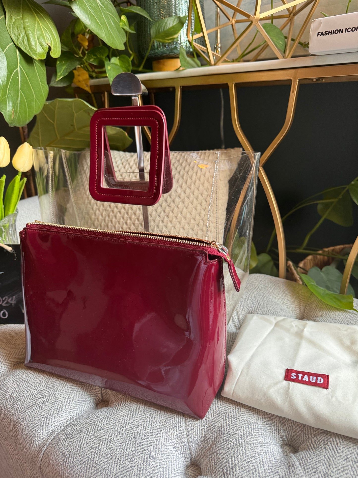 Staud Shirley PVC Tote