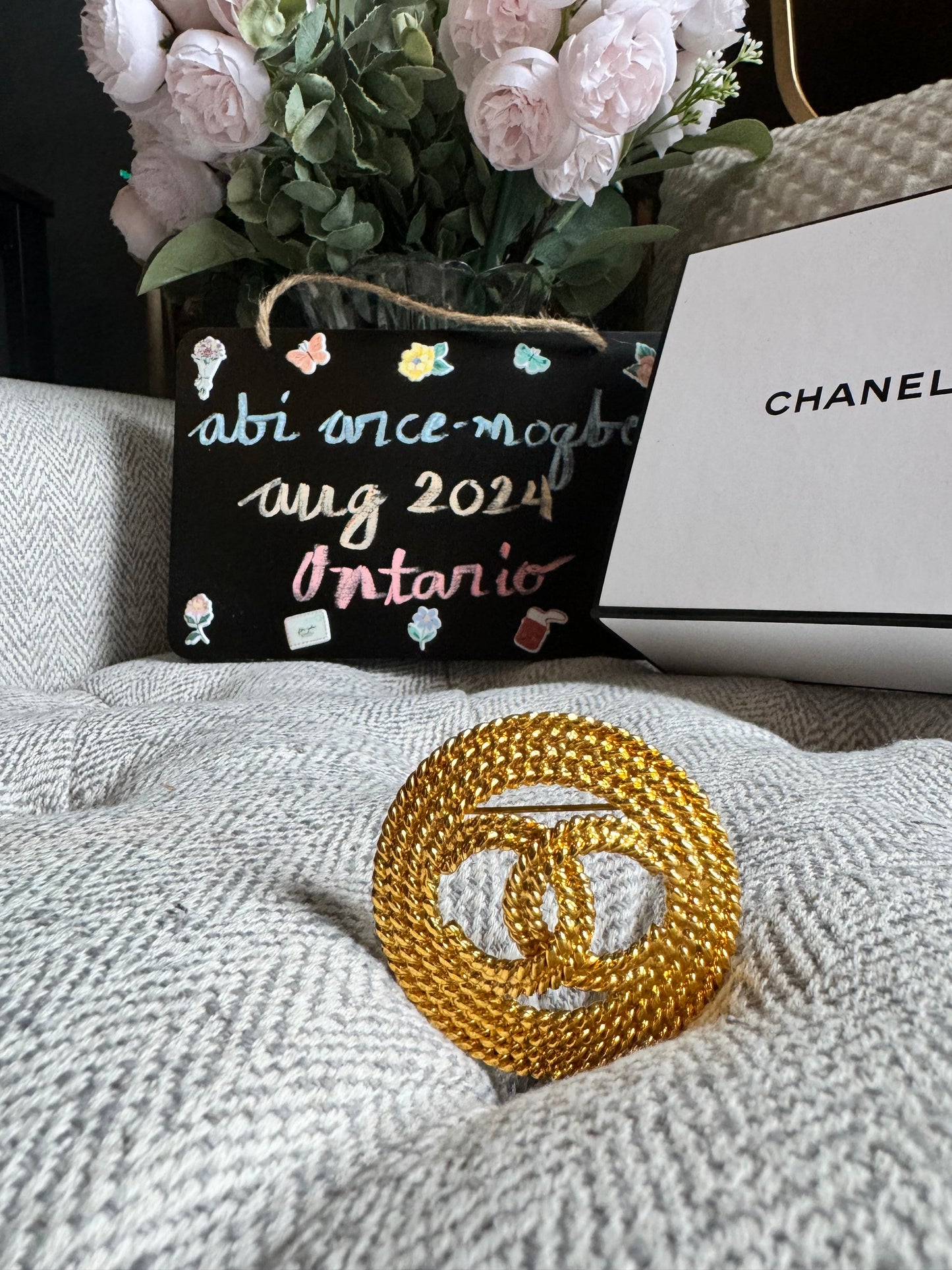 Chanel Vintage Braided Brooch