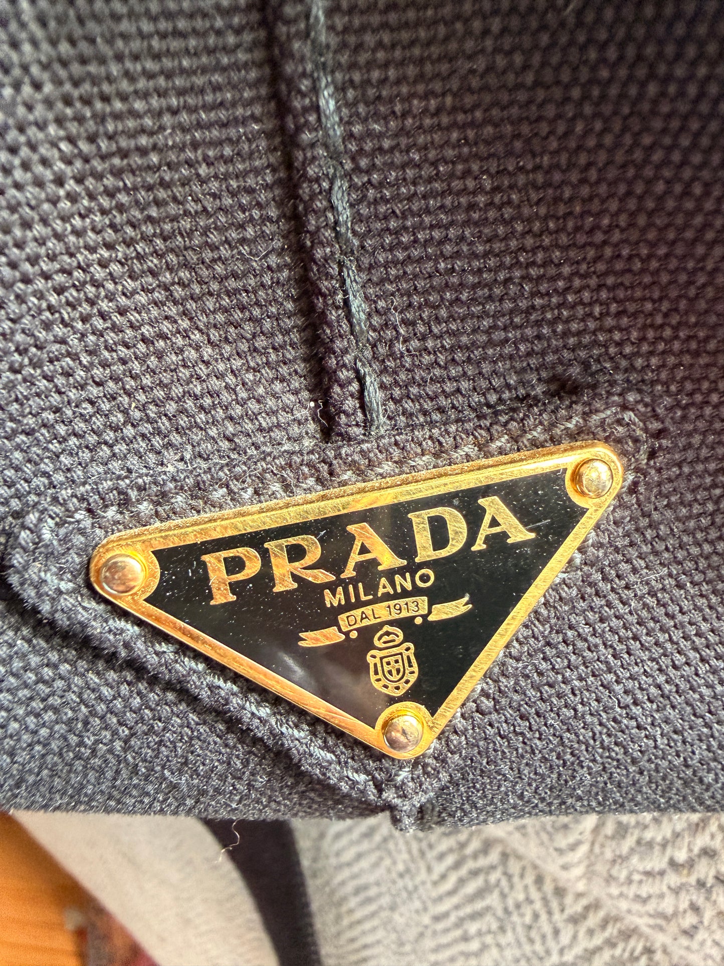 Prada Canapa Small Tote