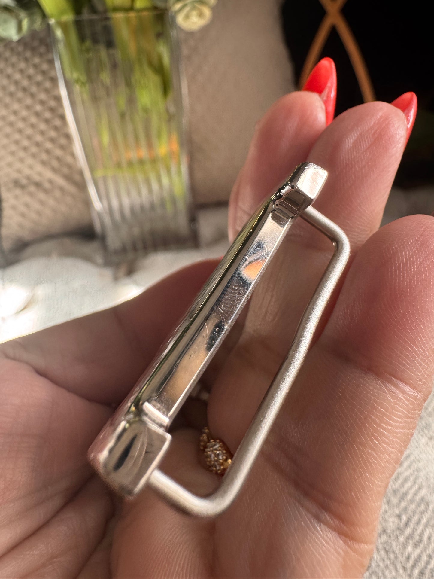 Hermes Belt Buckle Only in Hammered Finish