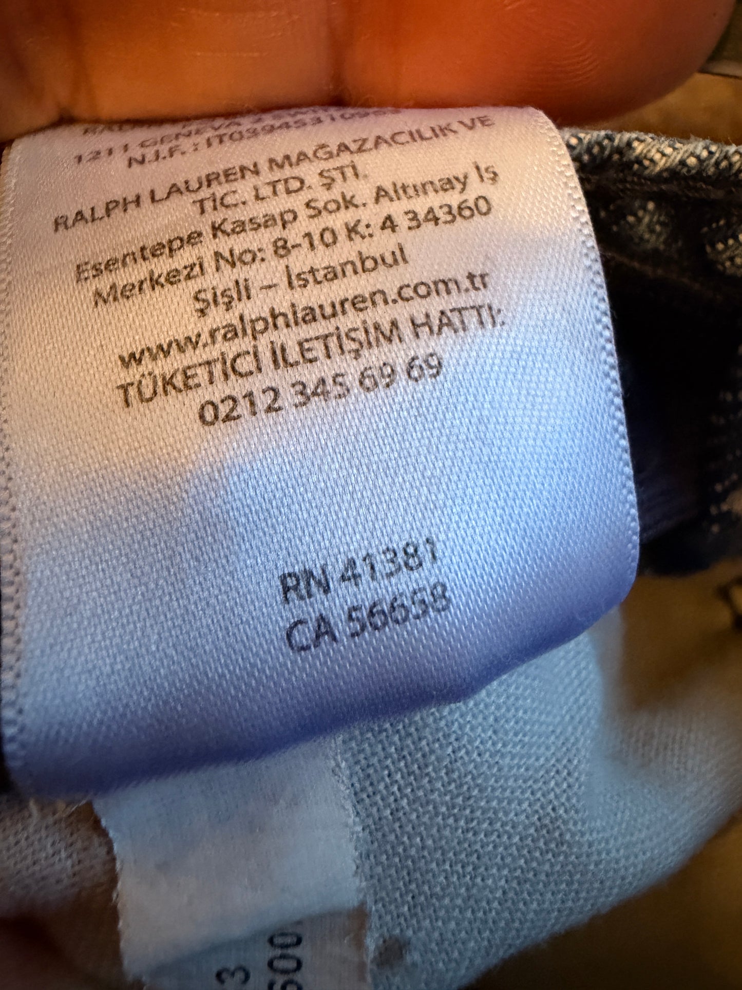 Polo by Ralph Lauren Girls' Denim Skirt with White Star Print - Blue