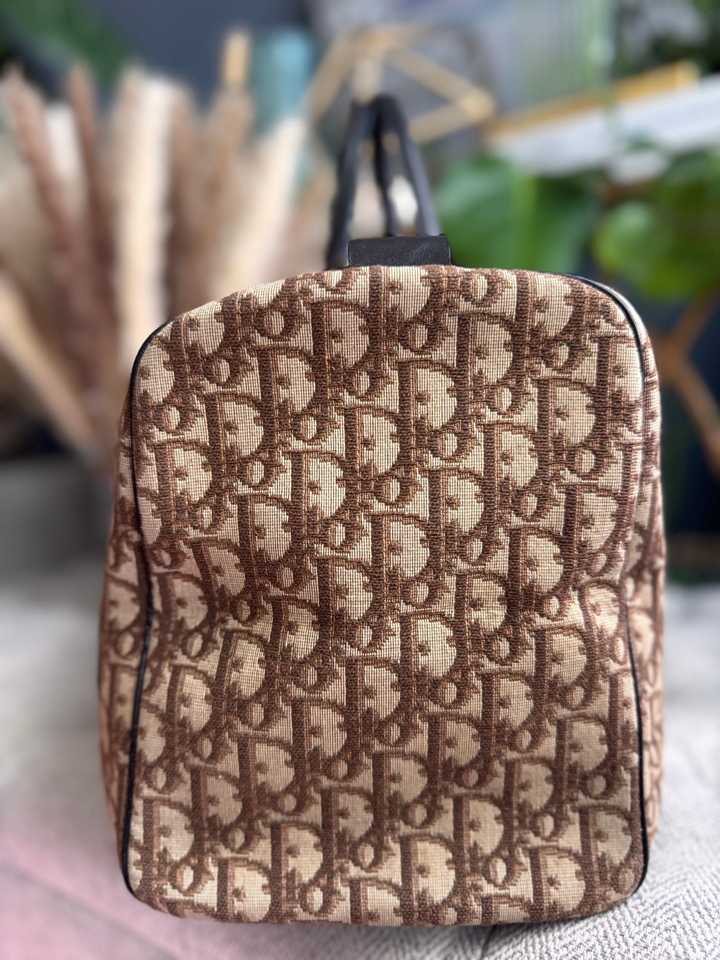 Dior Vintage Trotter Boston Bag