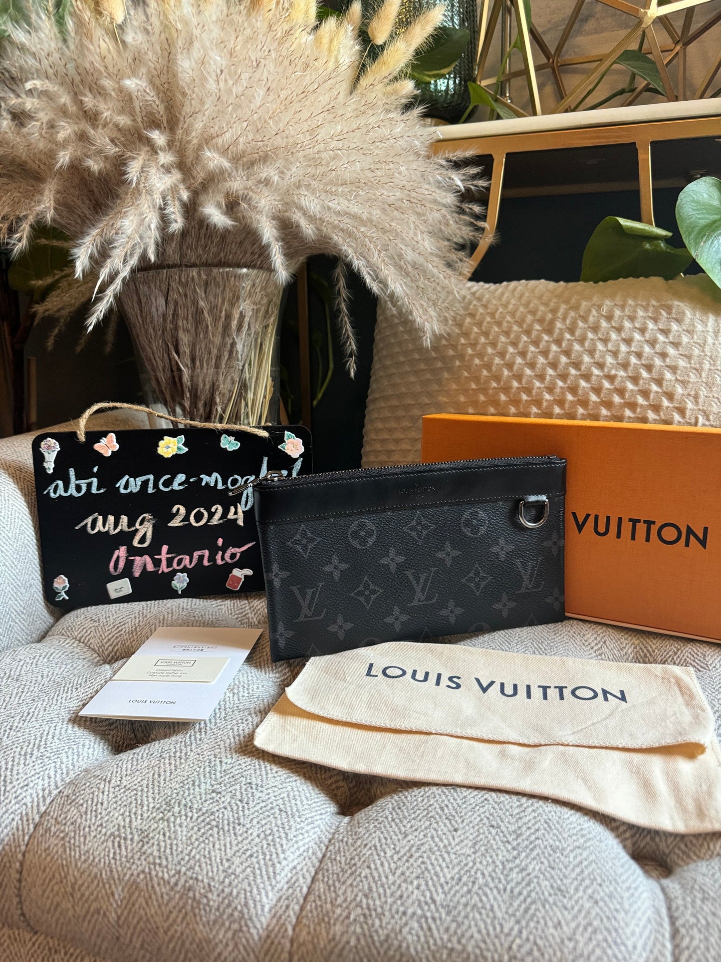 Louis Vuitton Discovery Pouch in Monogram Eclipse