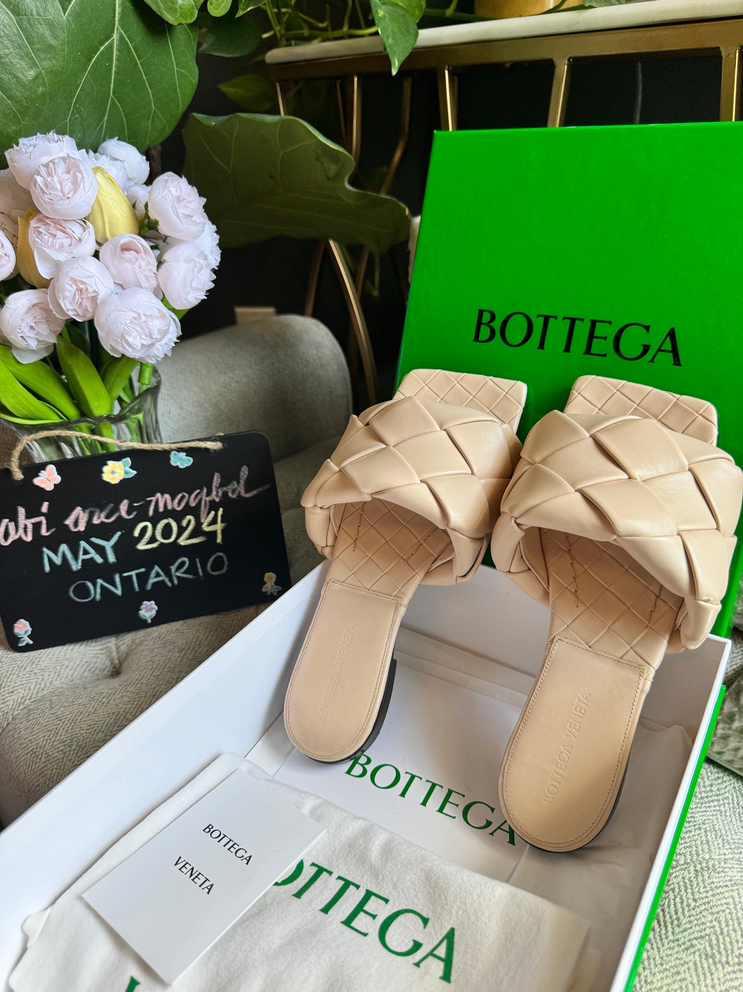 Bottega Veneta Lido Flat Sandals