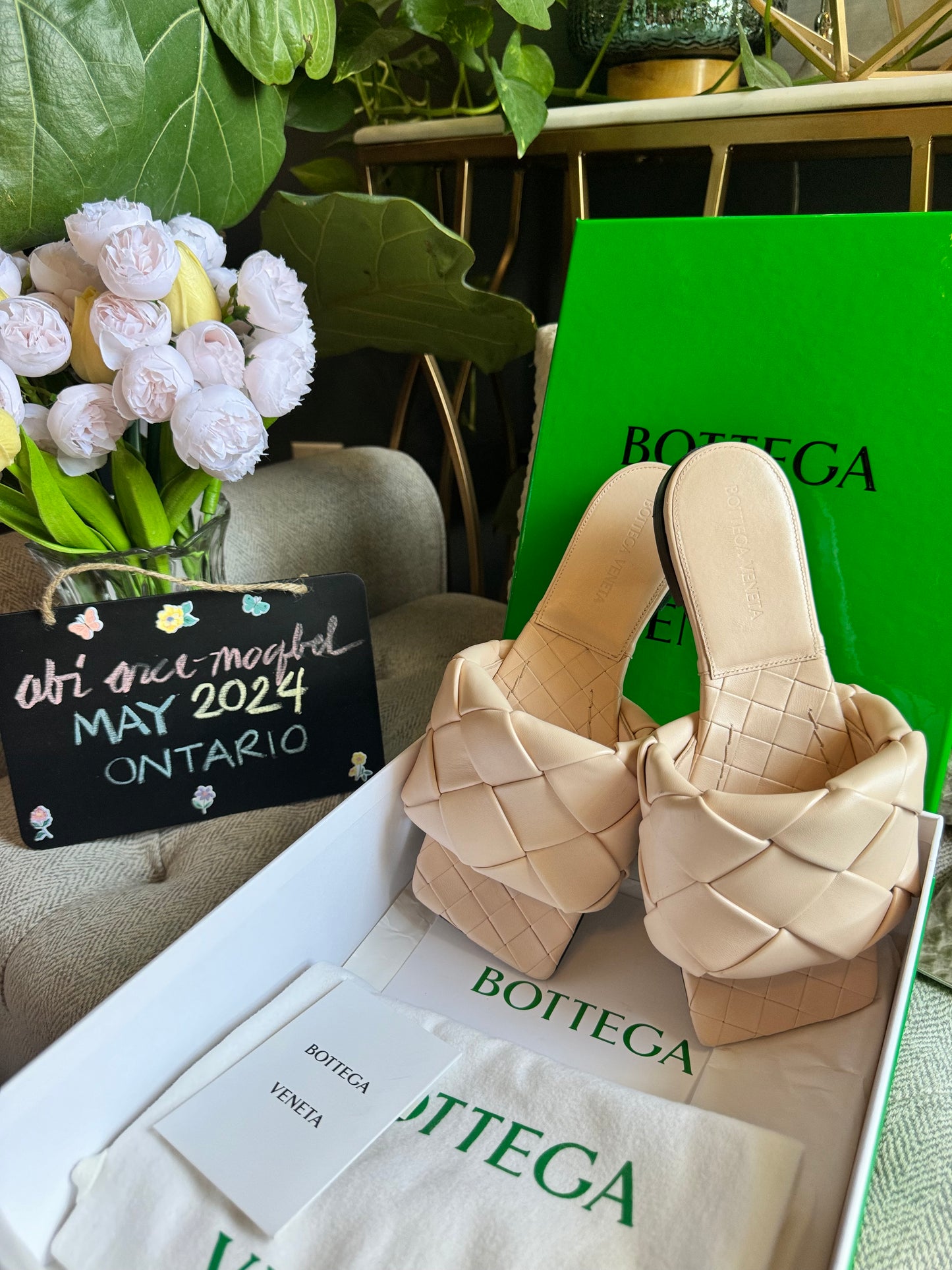 Bottega Veneta Lido Flat Sandals