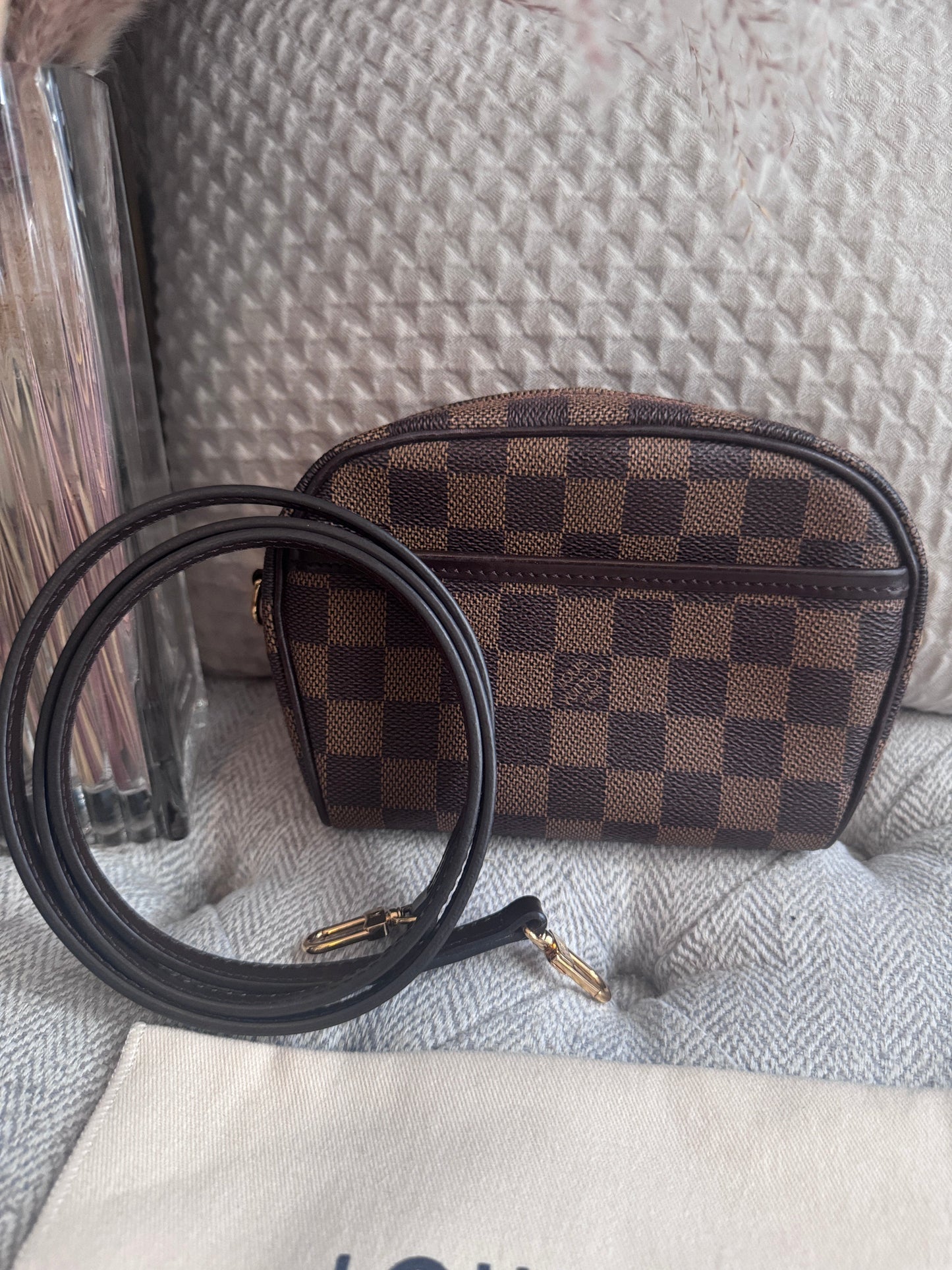 Louis Vuitton Damier Ebene Ipanema Pouch