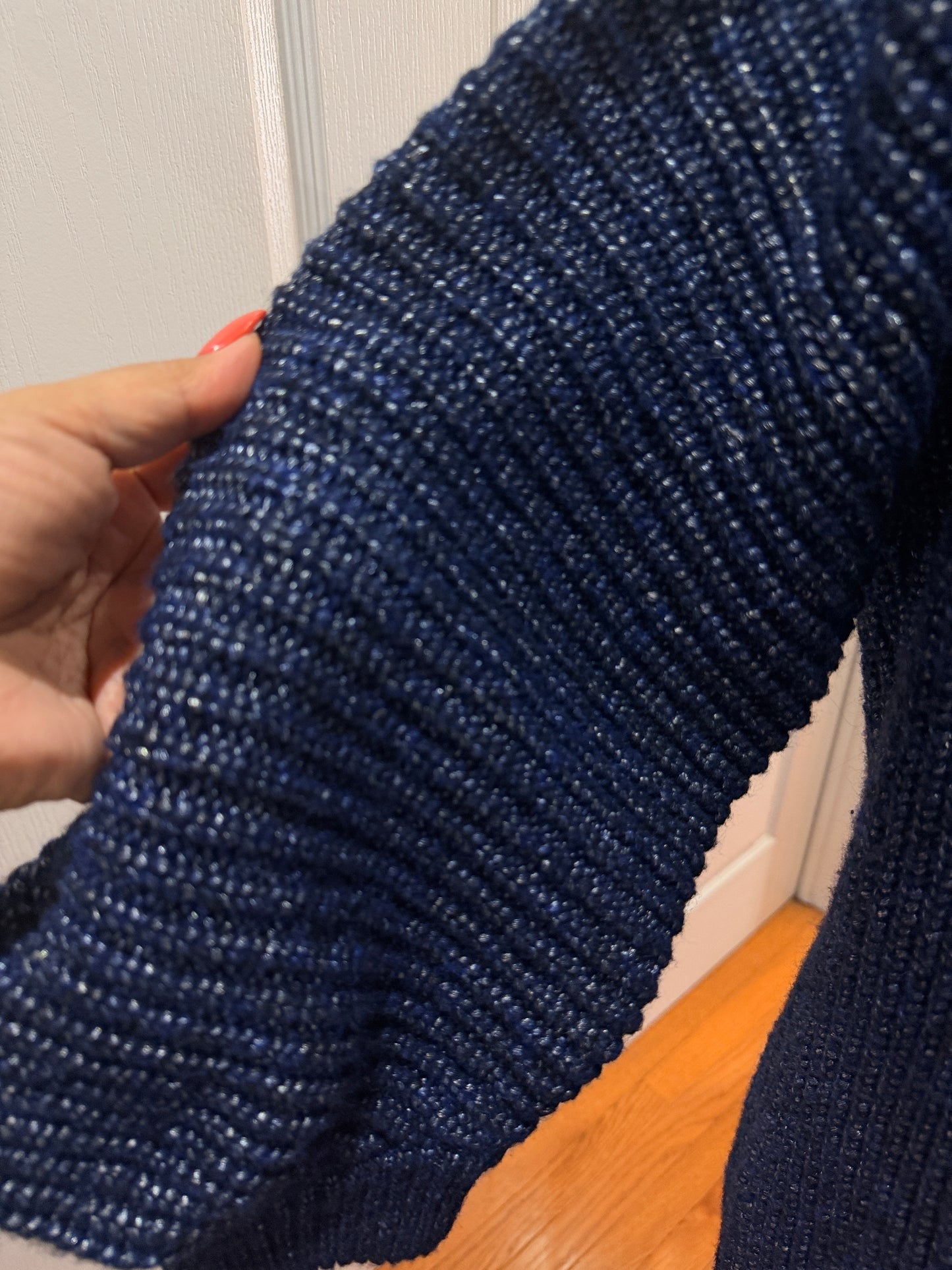 Escada Navy Blue Cardigan-Medium