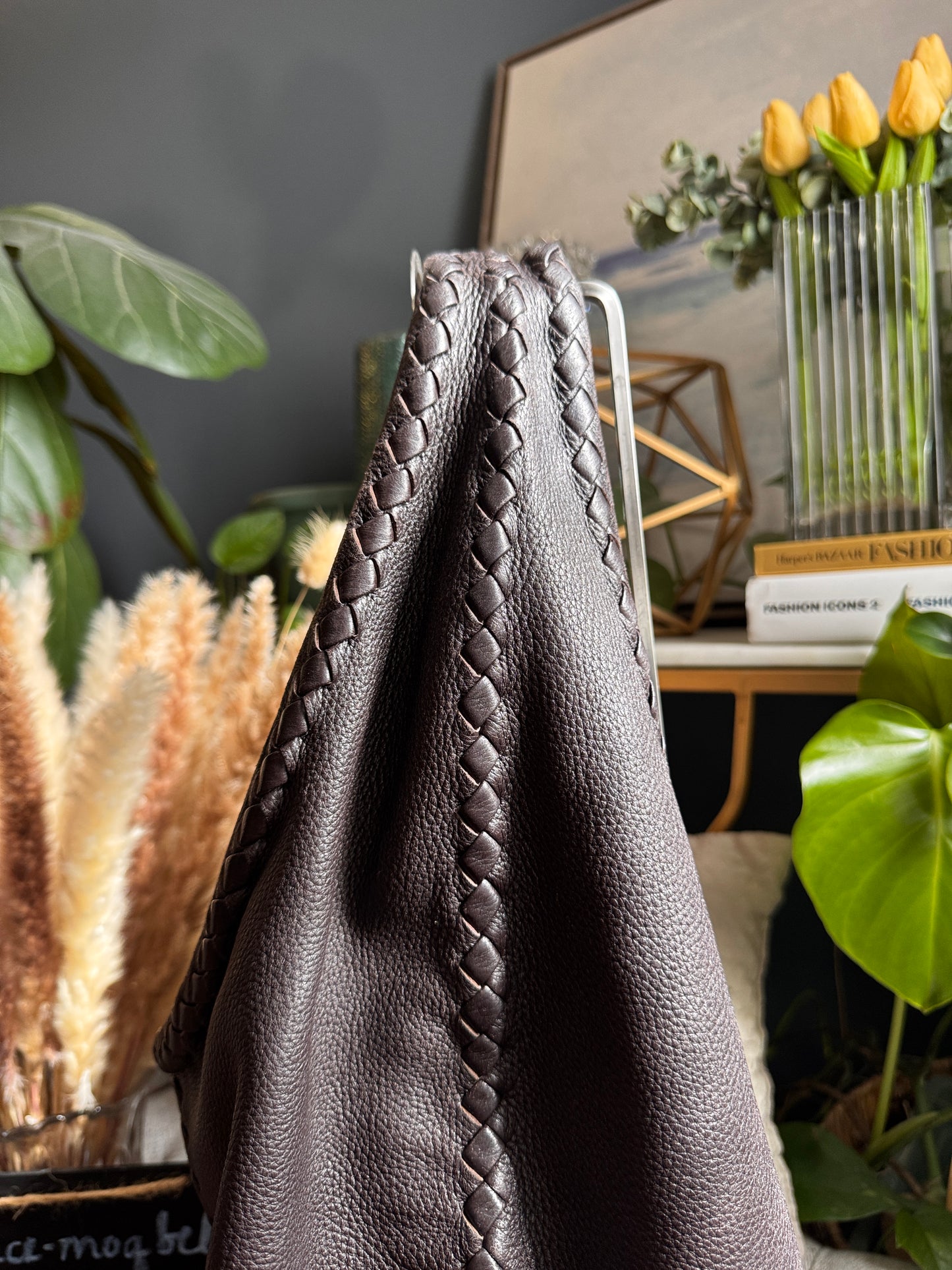 Bottega Veneta Cervo Leather Hobo Bag