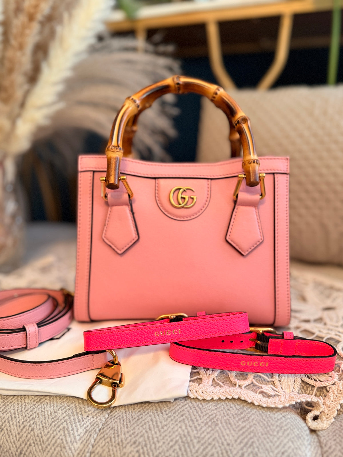 GUCCI Diana Small Tote