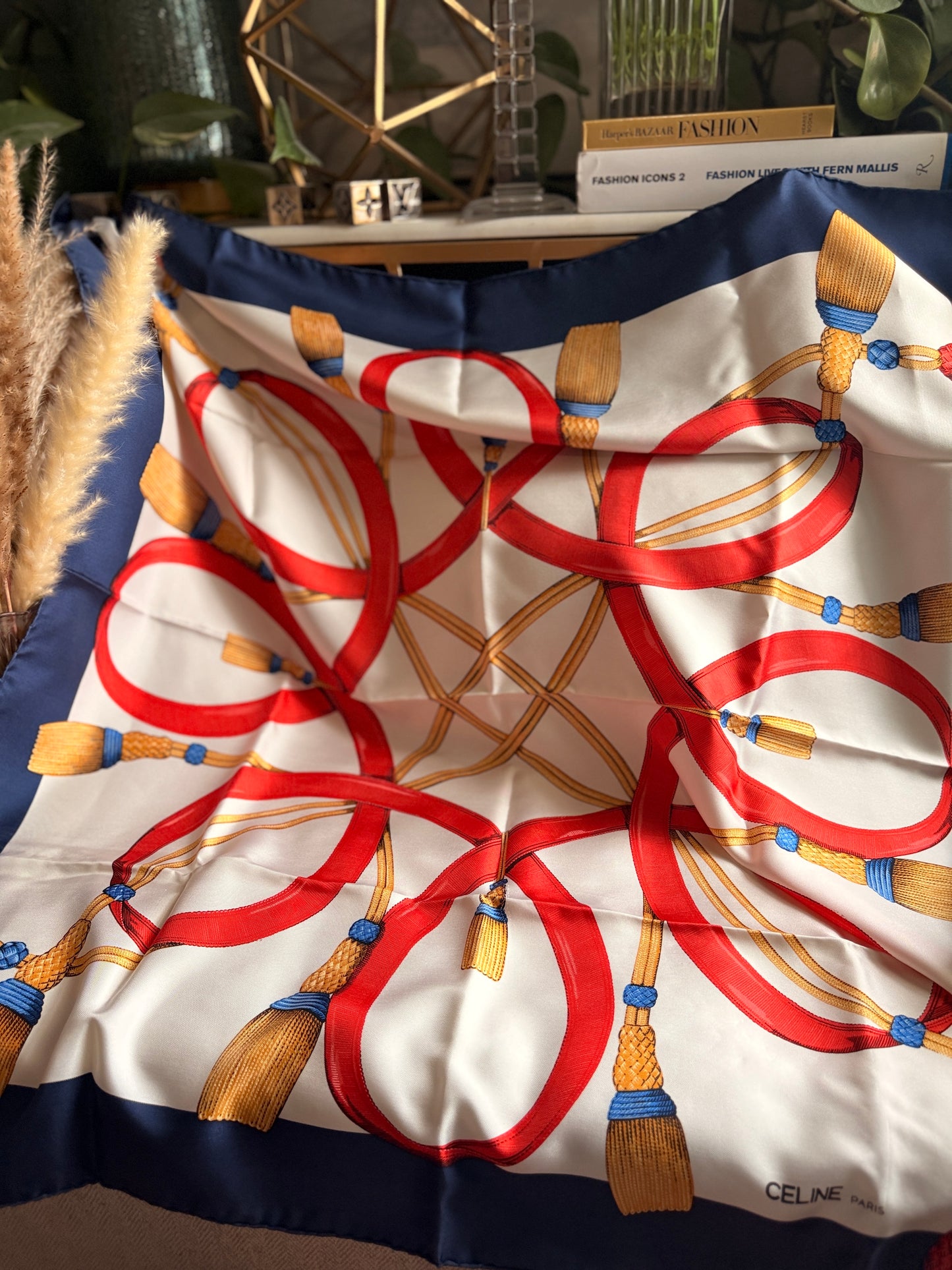 Celine Vintage Silk Scarf