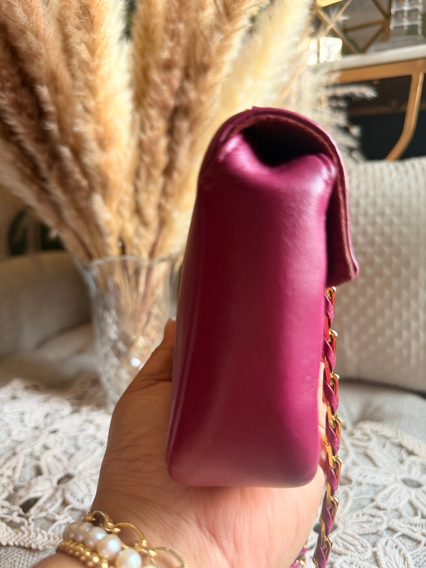FENDI Shiny Nappa Mini Be Baguette
