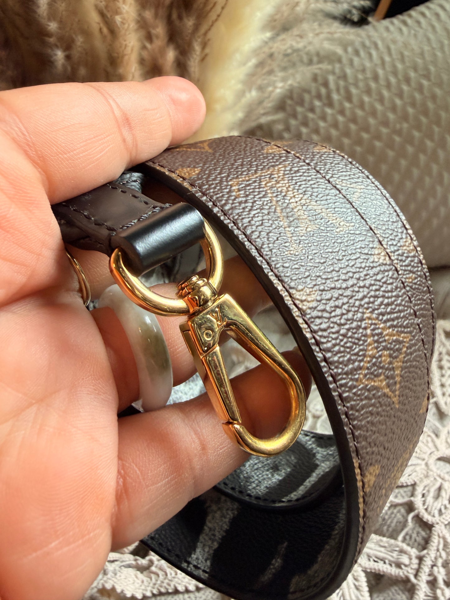 Louis Vuitton LIMITED EDITION Monogram Animal Bandouliere Shoulder Strap