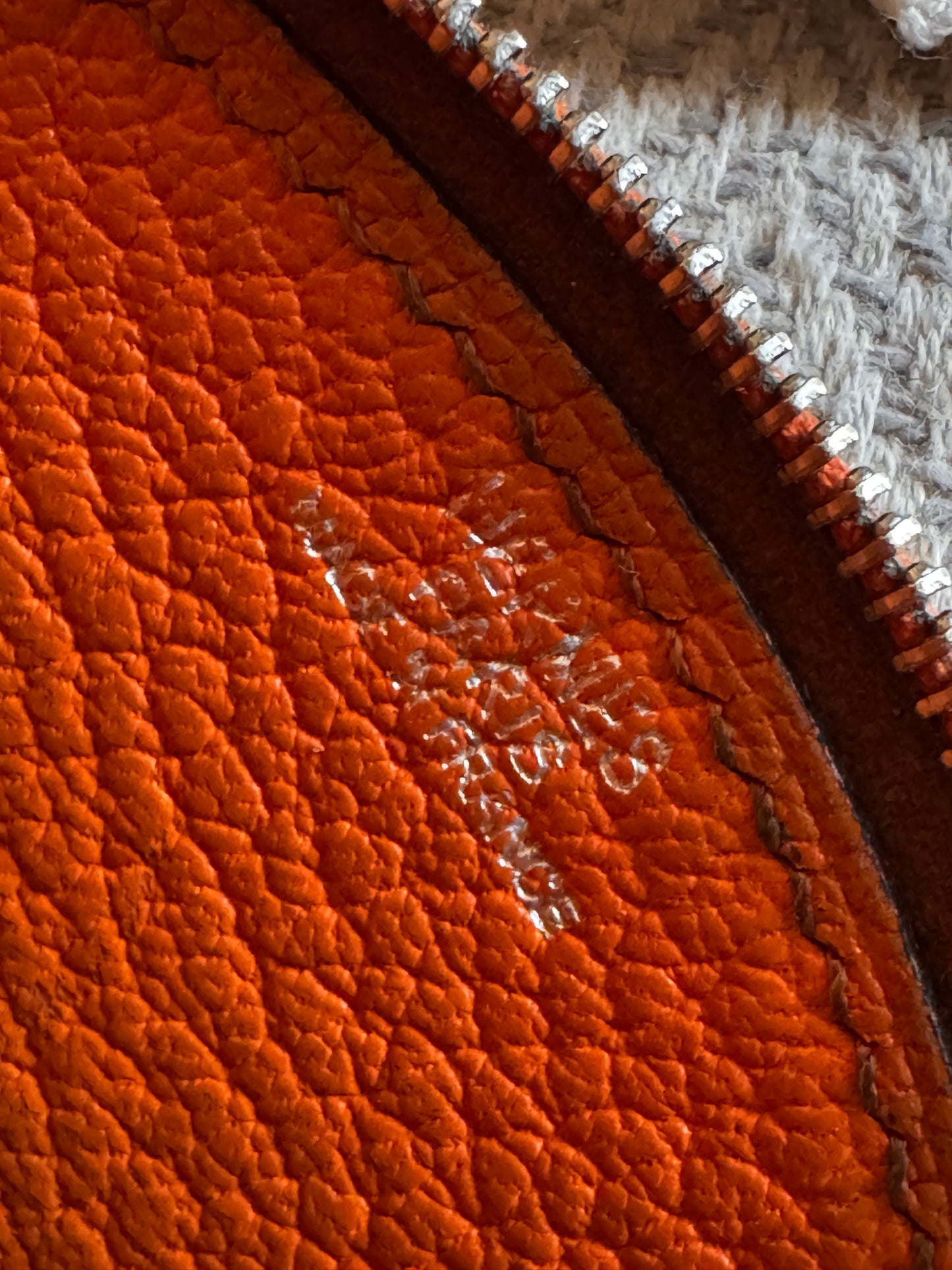 Hermès Orange Chèvre Mysore Coin Purse