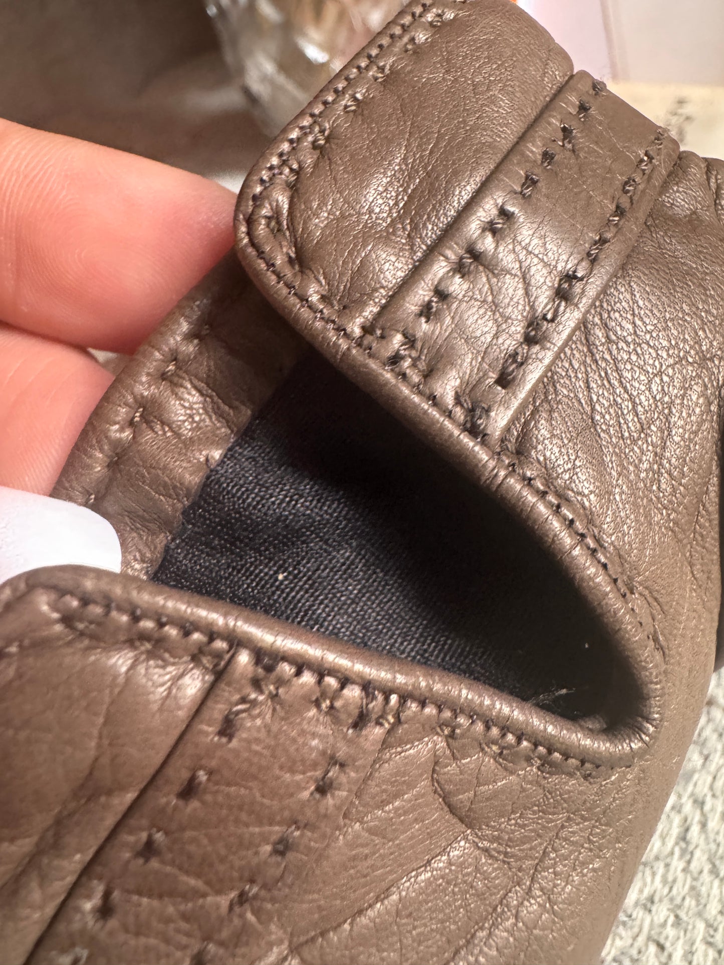 Hermes Fantaisie Leather Gloves