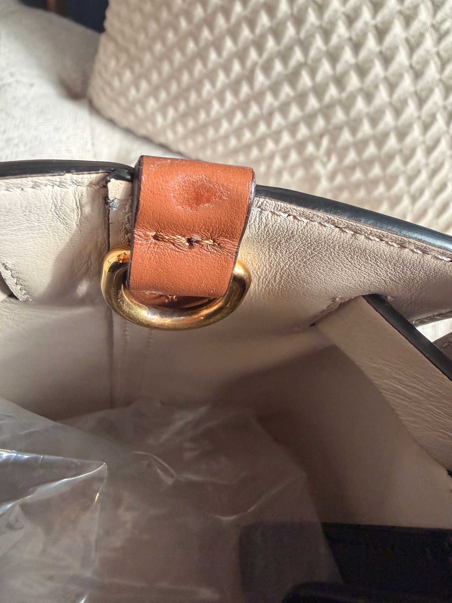 BURBERRY Mini Vintage Check Triple Stud Belt Bag
