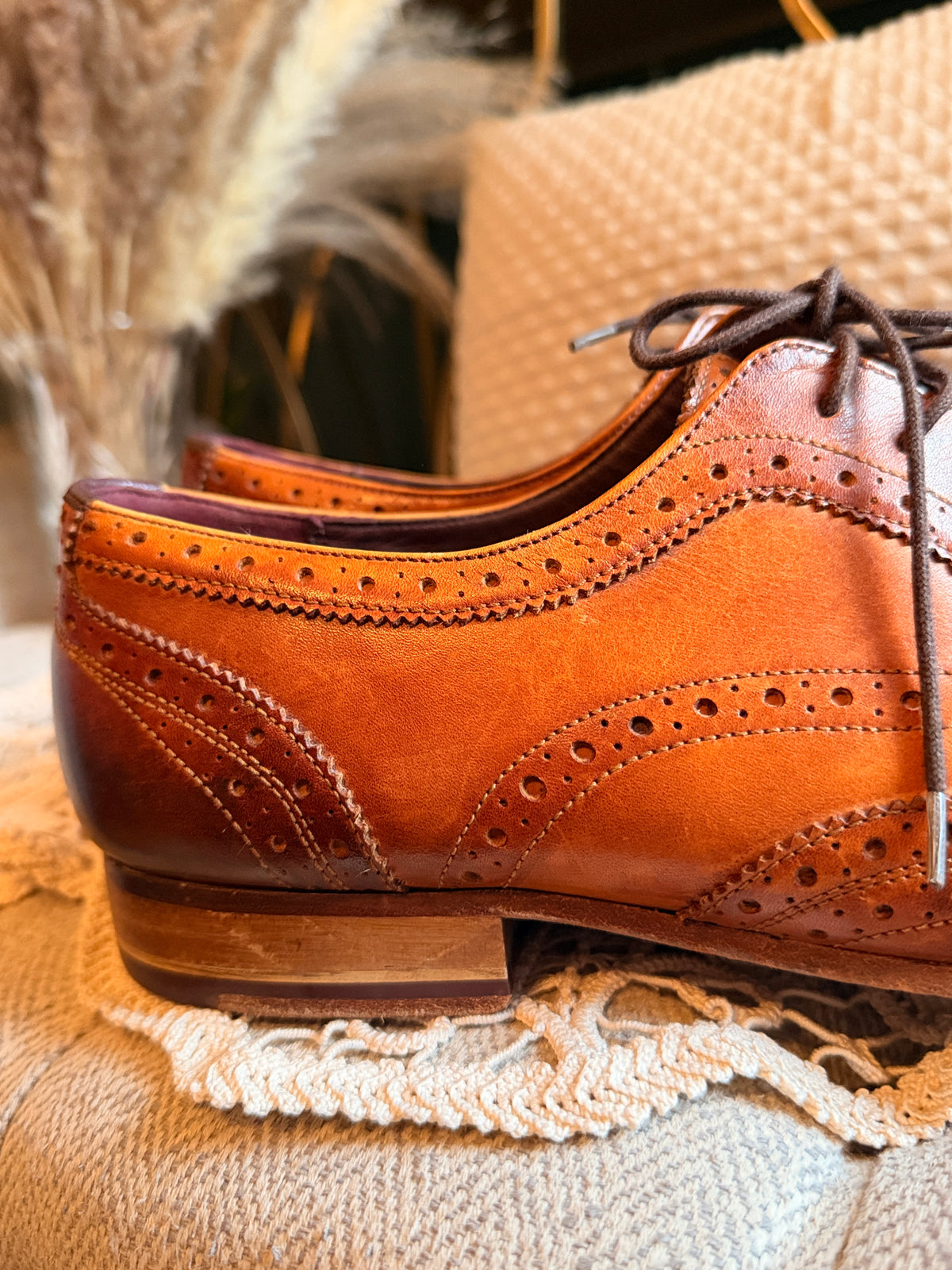 Ted Baker Gryene Men’s Cognac Leather brogues in size 12US