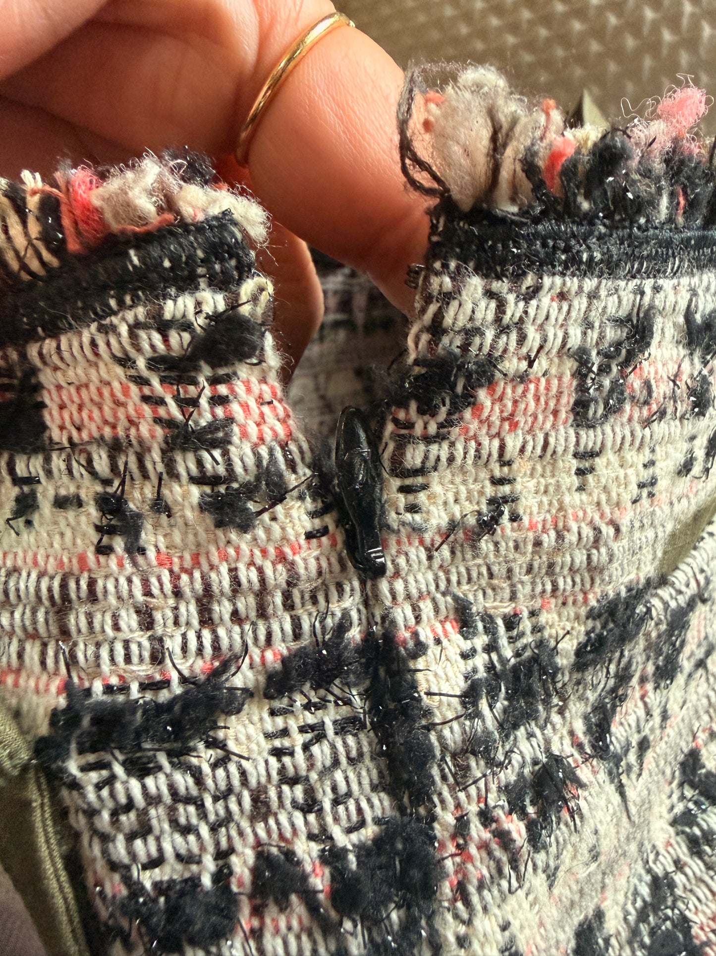 Louis Vuitton Tweed Shorts-size EU36