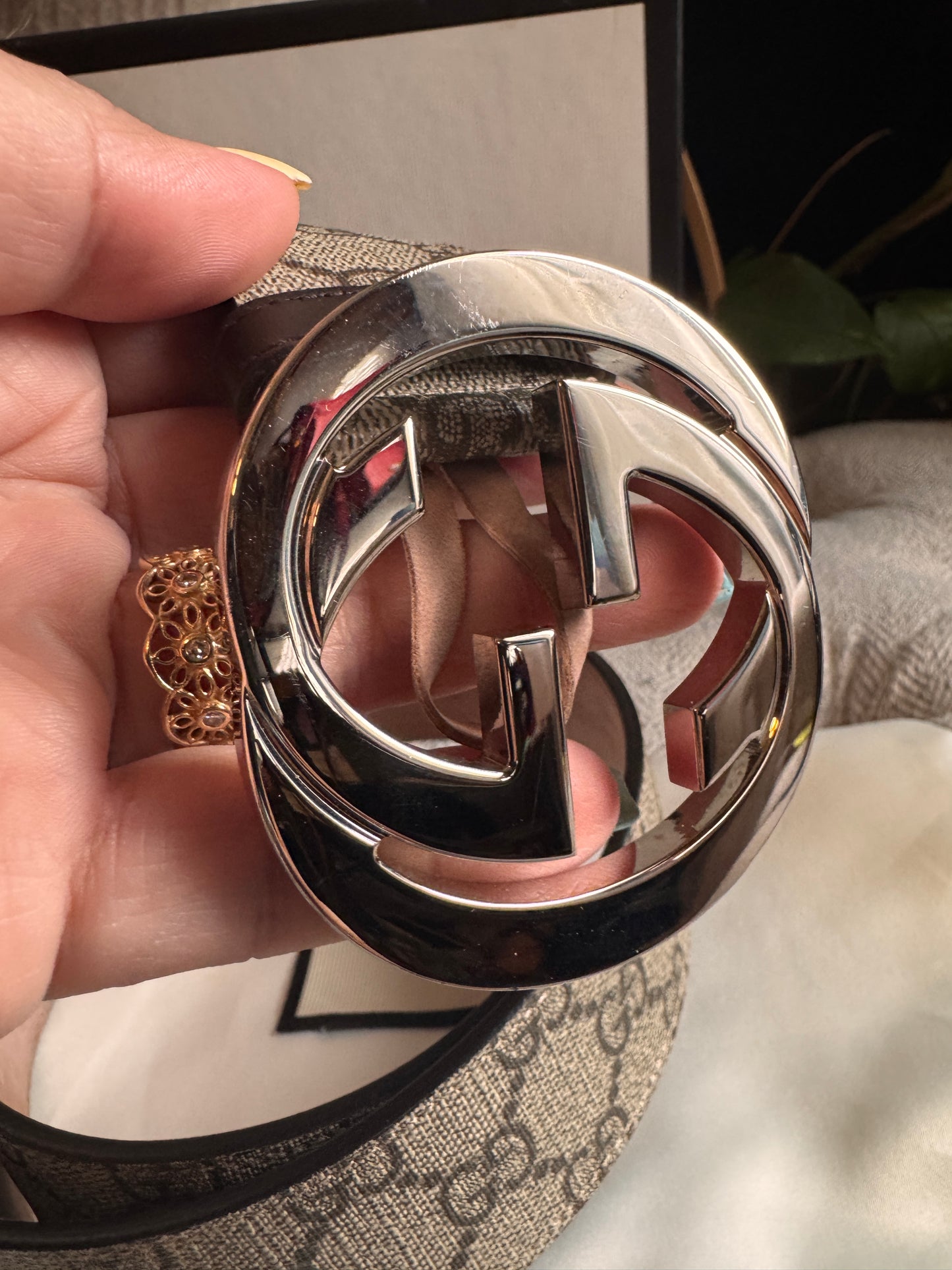 Gucci Interlocking Belt