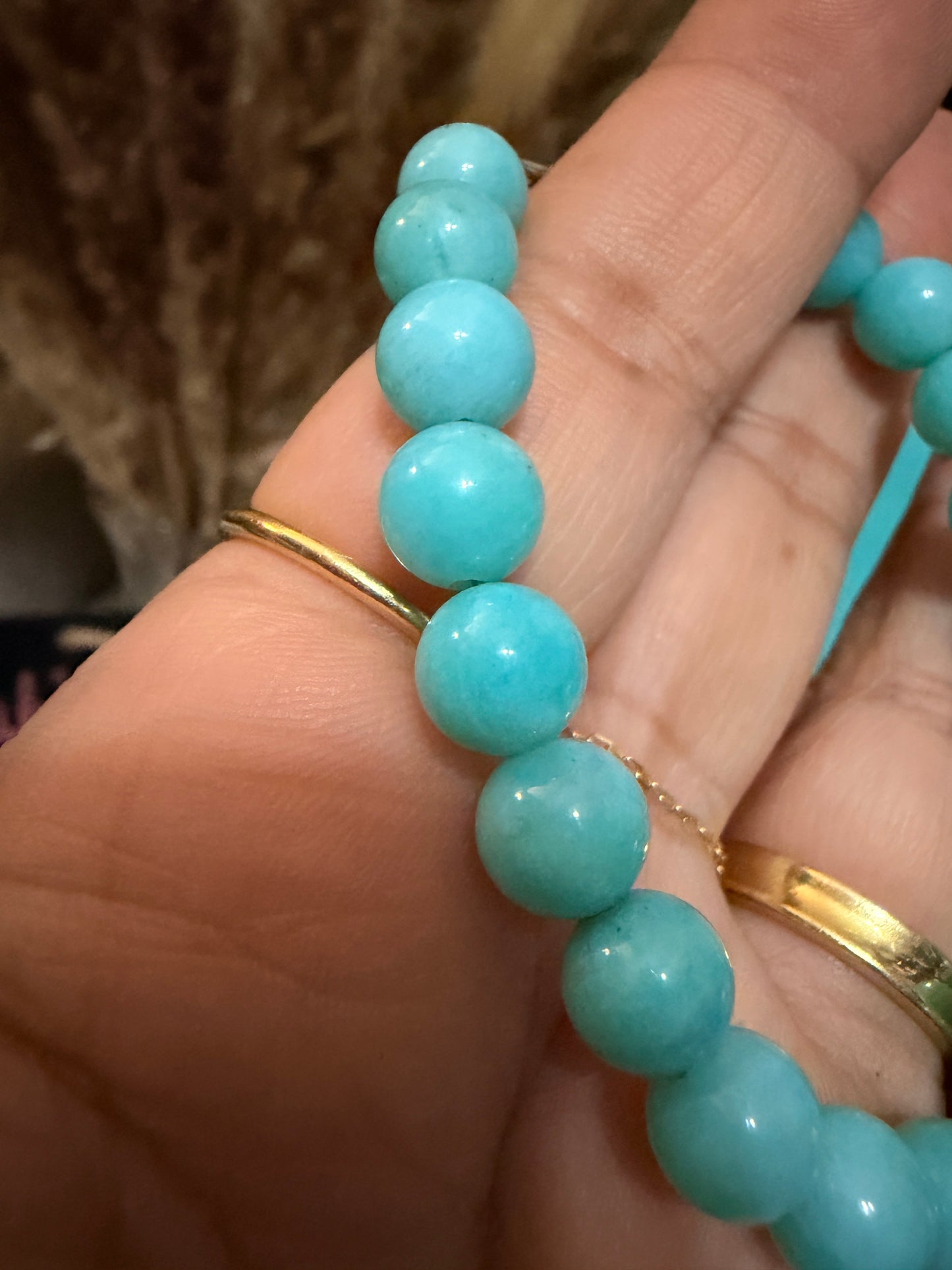 Tiffany&Co Amazonite 8mm Bracelet