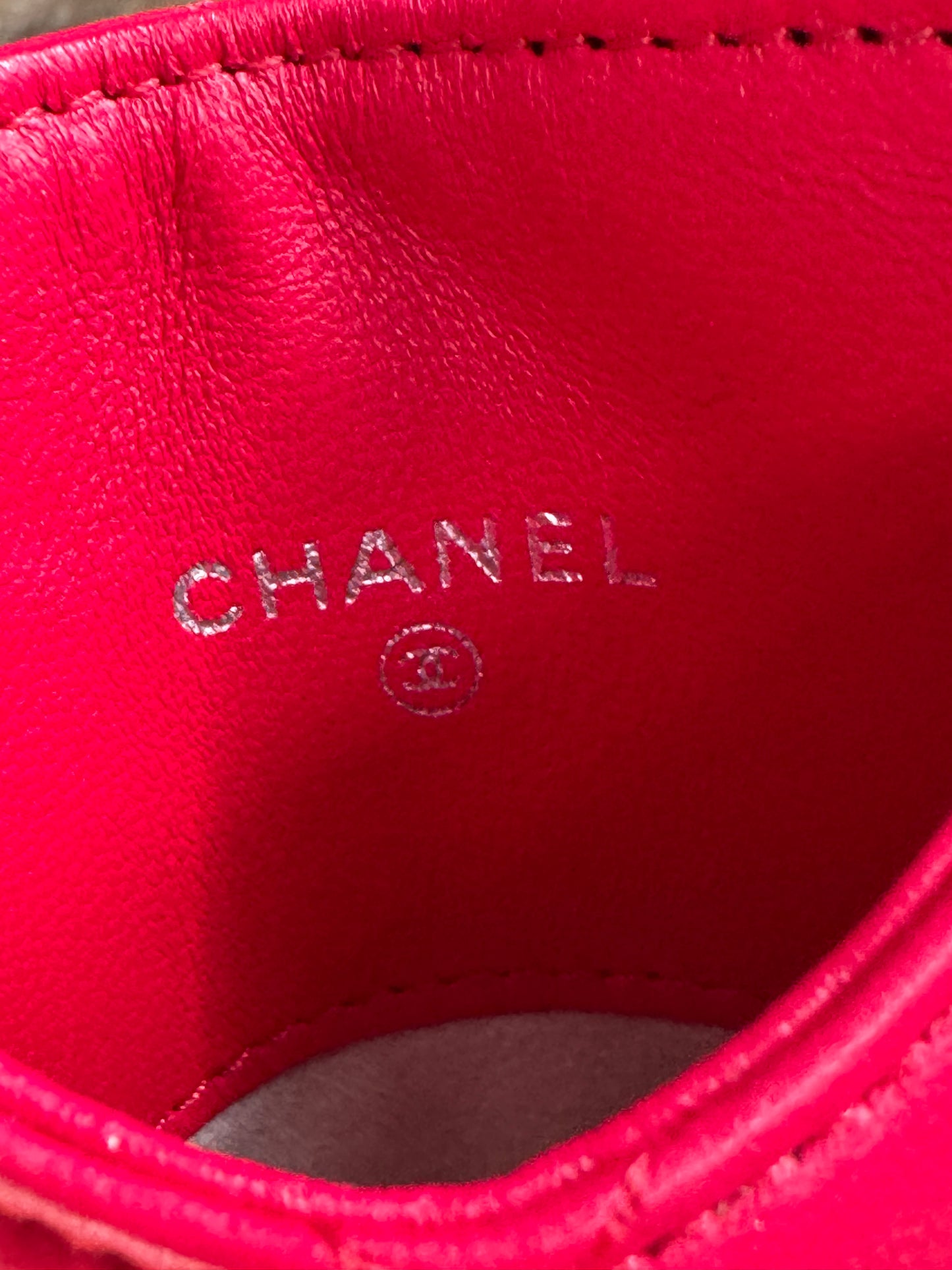 Chanel Cardholder with Silver Hardware
