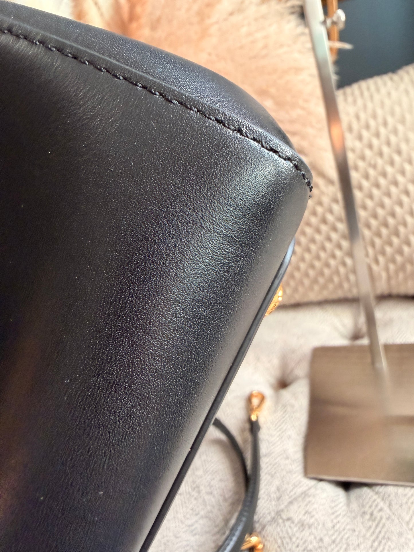 ETRO Small Vela in Black with Gold Hardware