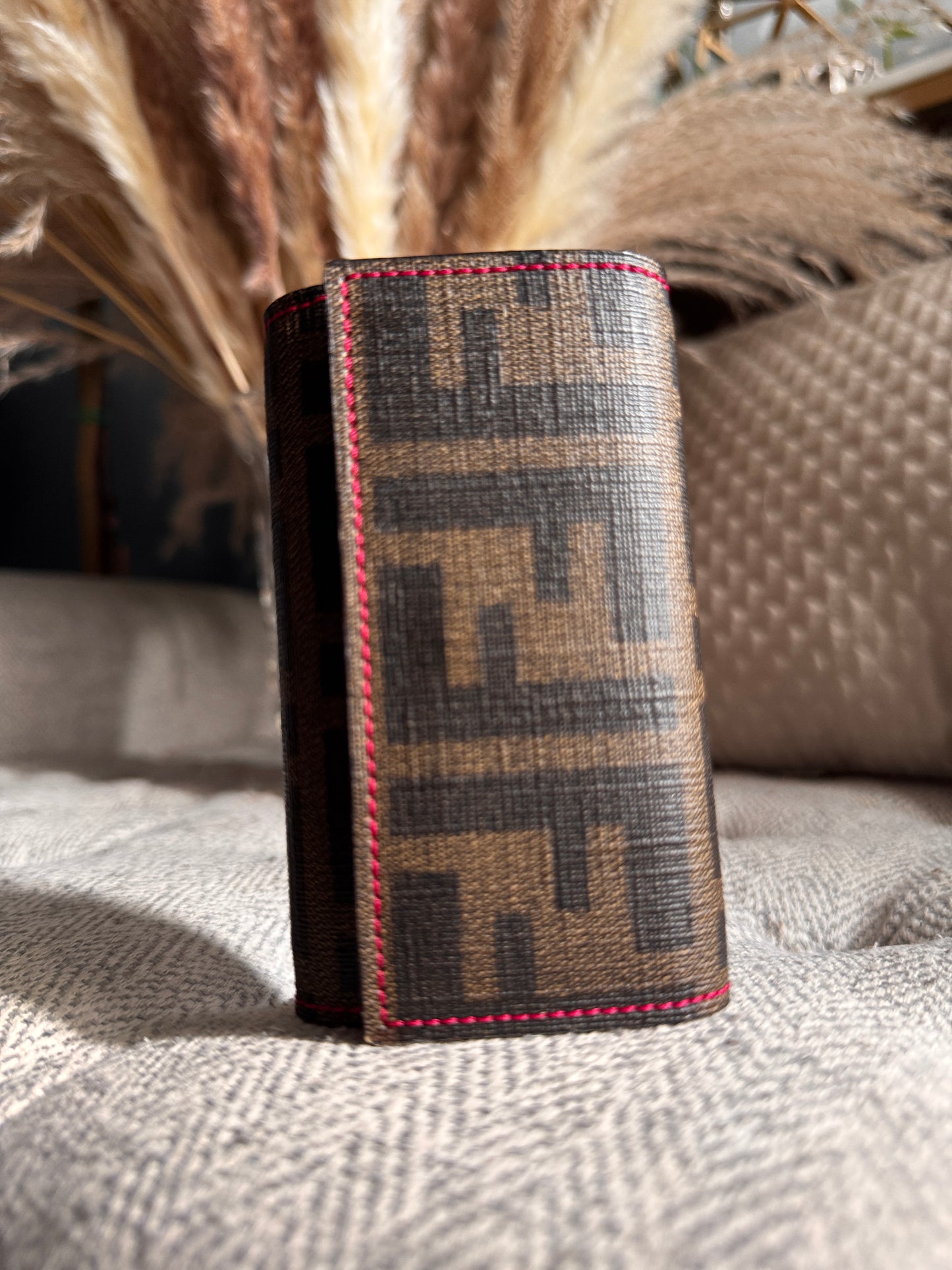 Fendi 6 hook Keycase in Zucca