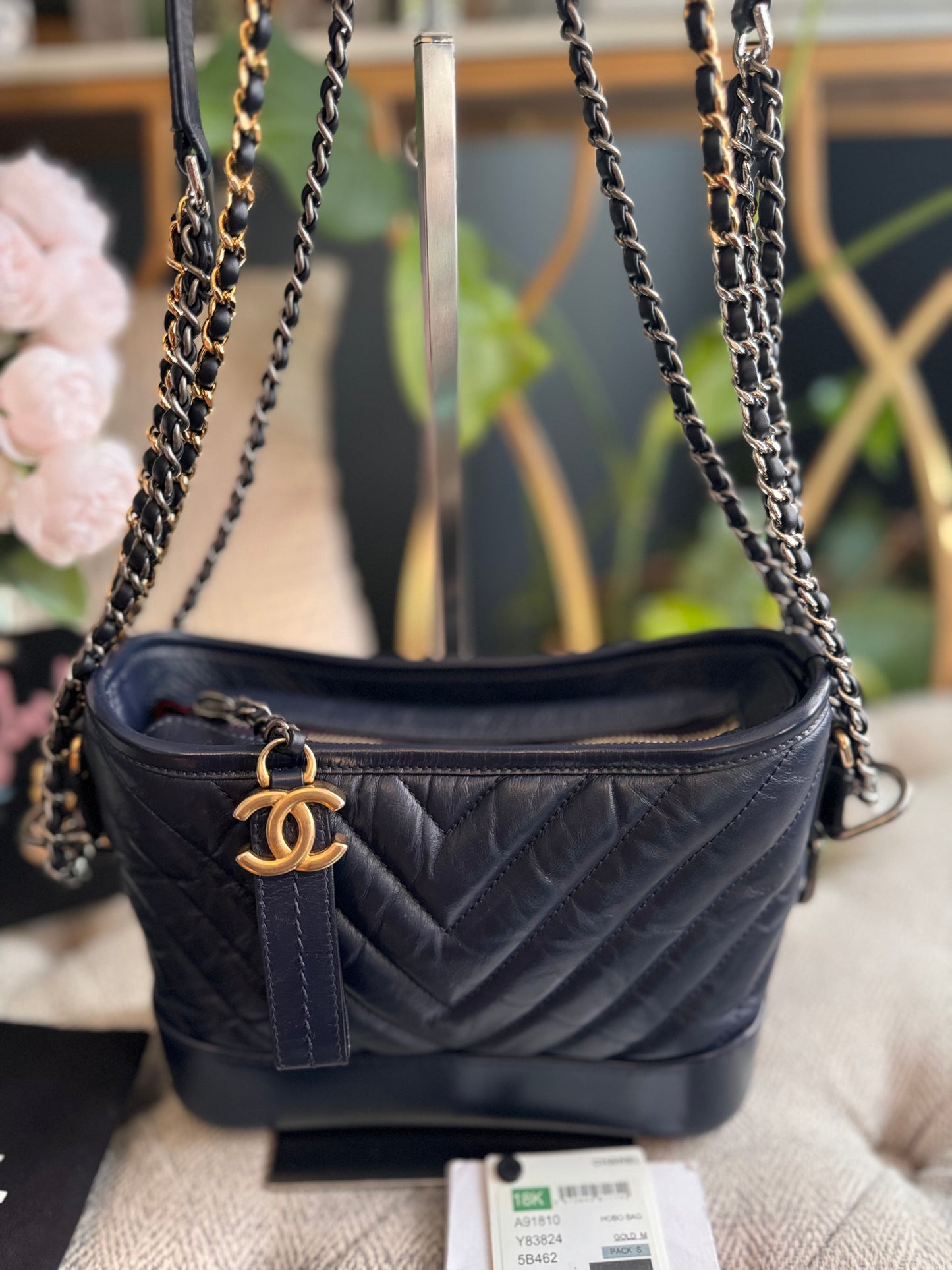 Chanel Small Gabrielle in Aged Calfskin