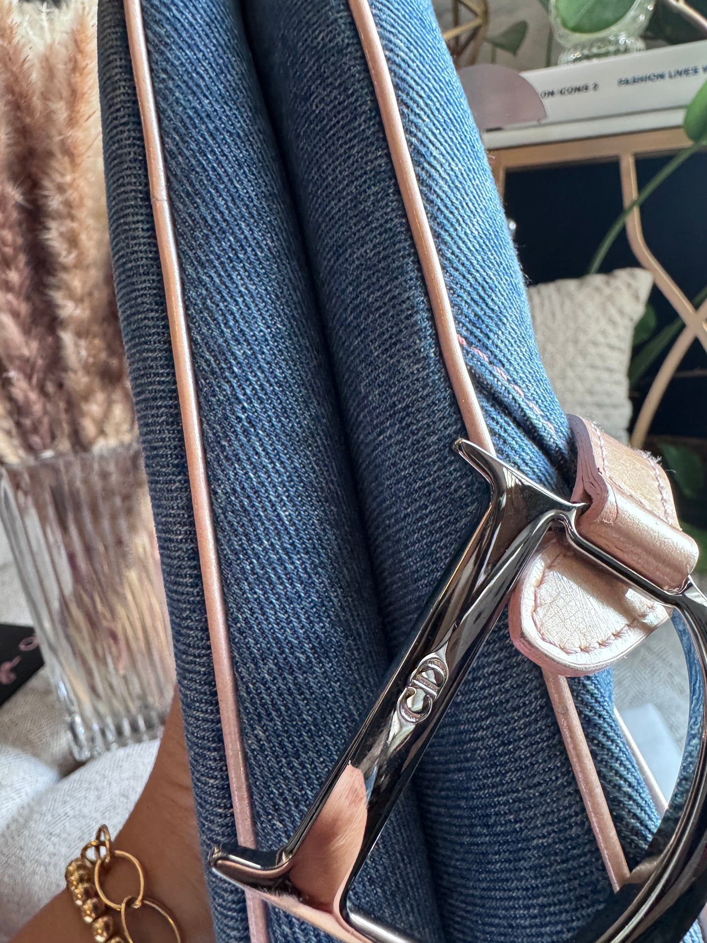 Dior Vintage Denim Saddle