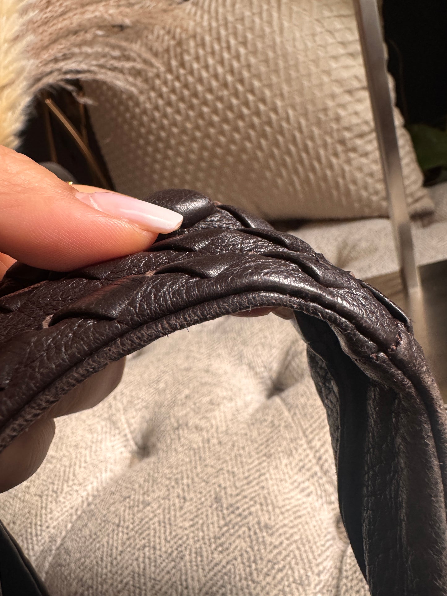 Bottega Veneta Cervo Leather Hobo Bag