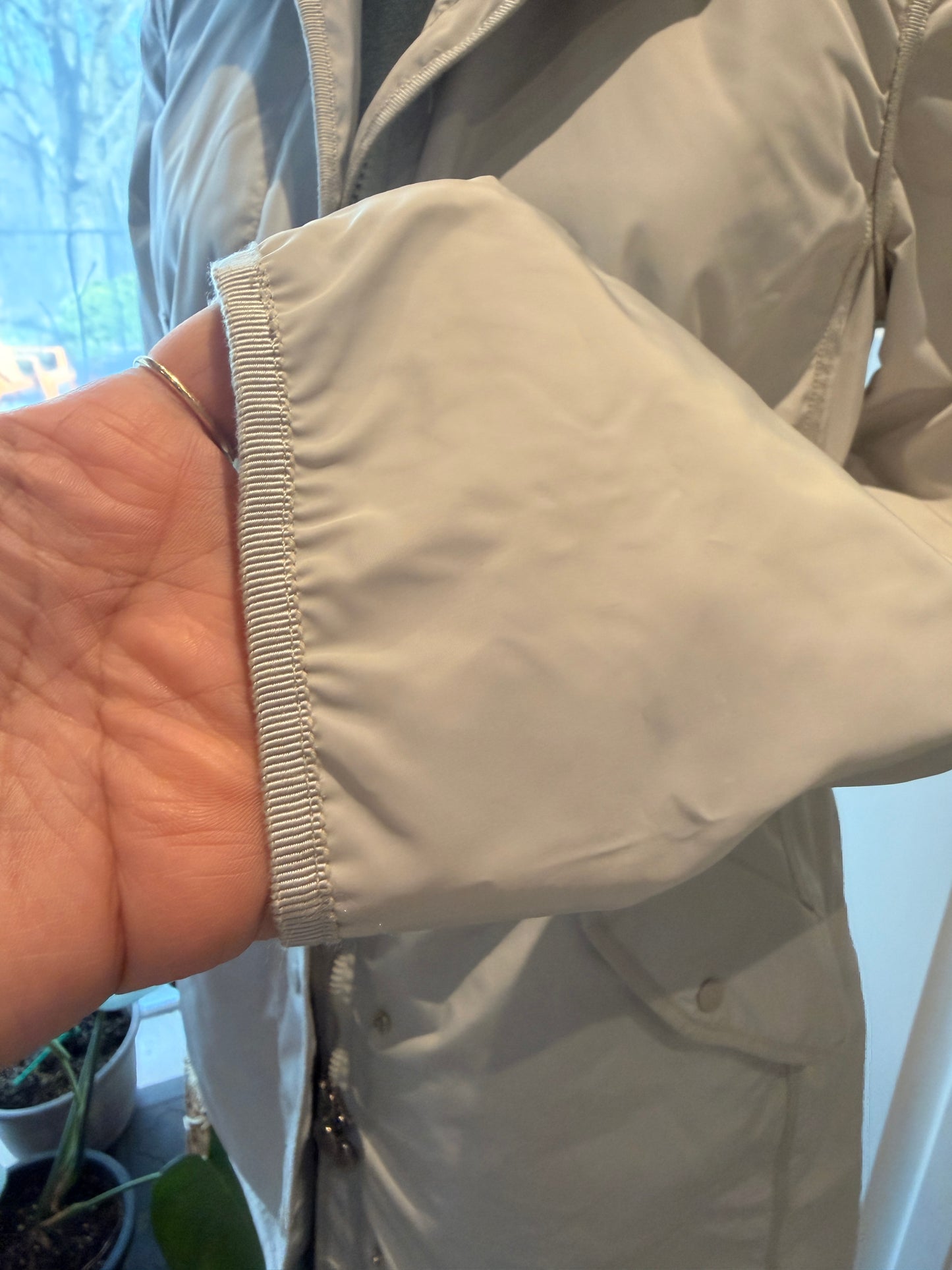 Moncler Hooded Windbreaker in size 2