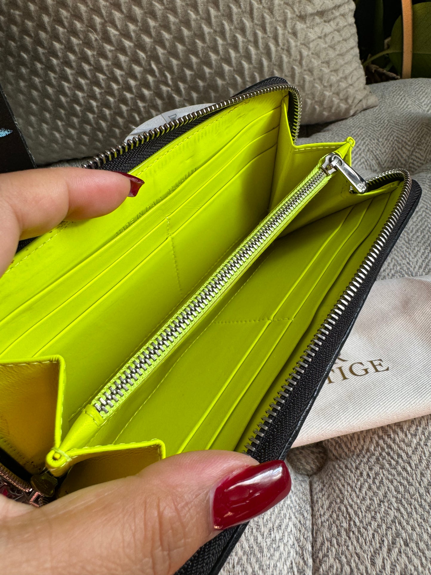 Dior Anselm Reyle Zippy Wallet