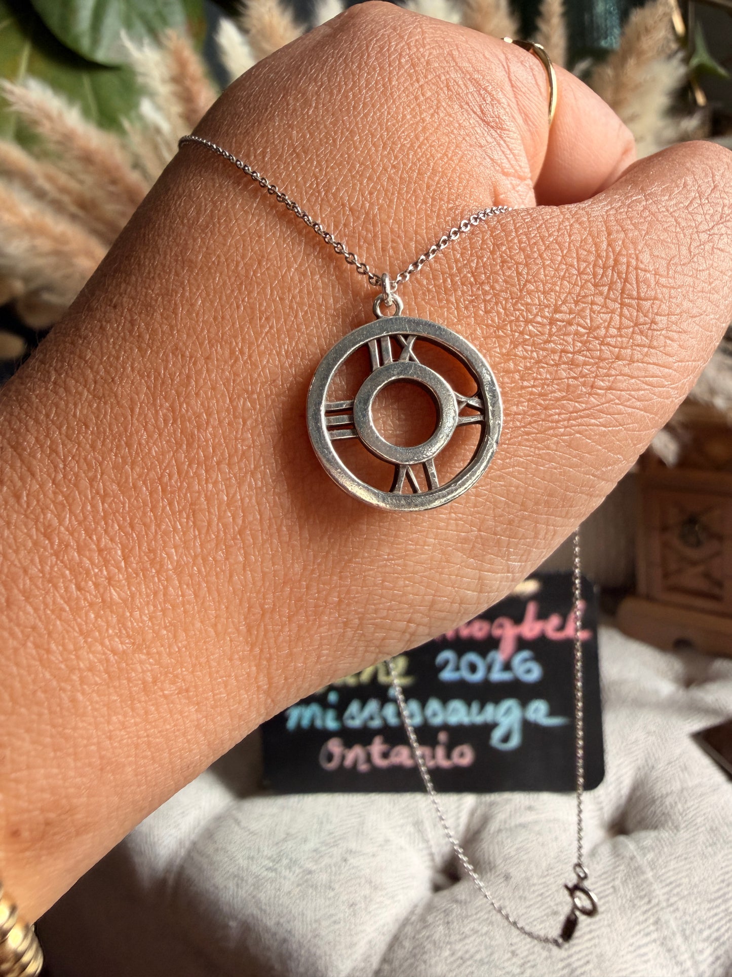 Tiffany & Co. Atlas Pendant Necklace 925 Sterling Silver