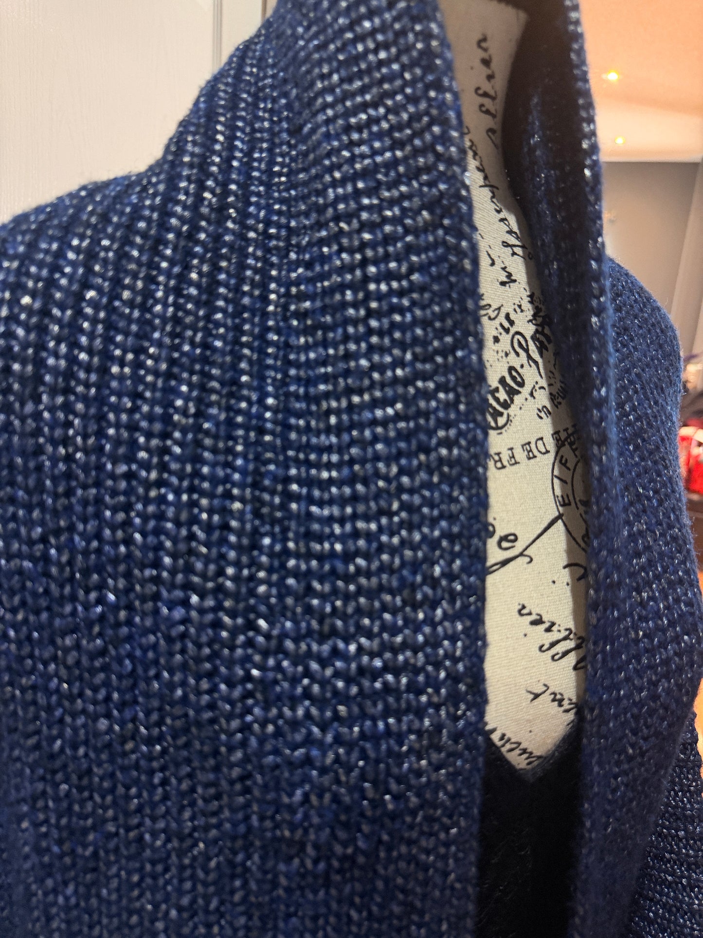 Escada Navy Blue Cardigan-Medium