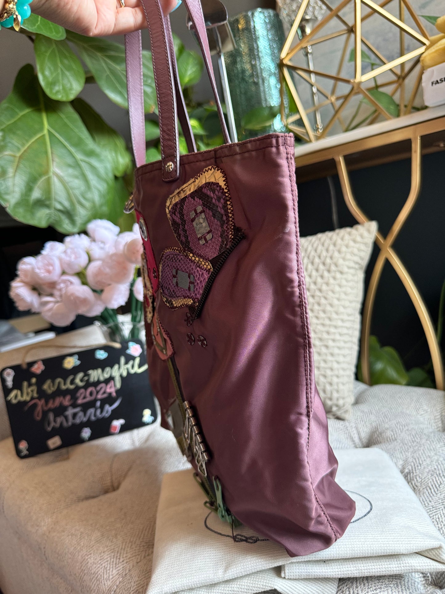 Prada Flower Tote