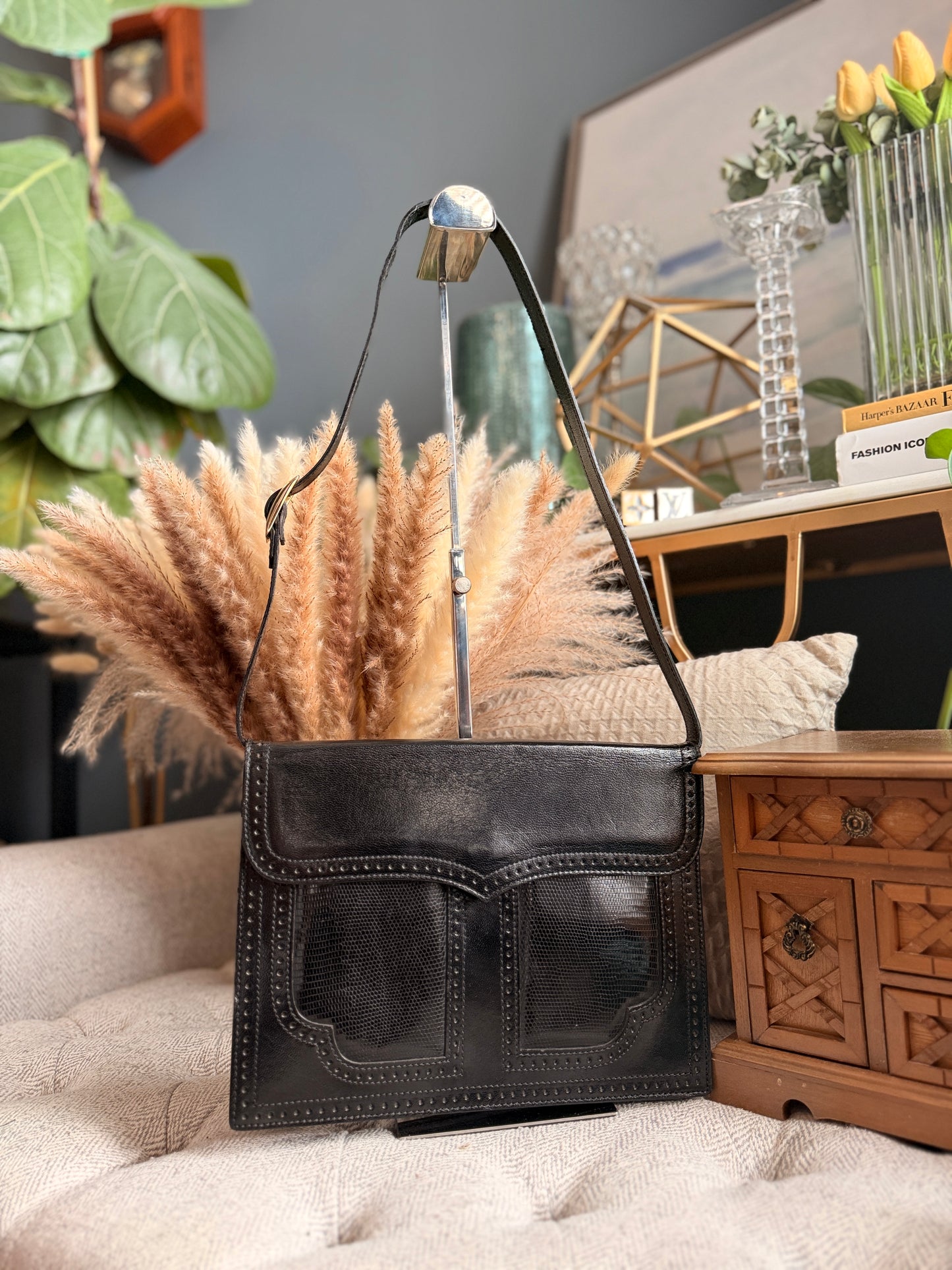 YSL Vintage Leather Shoulder Bag/Clutch