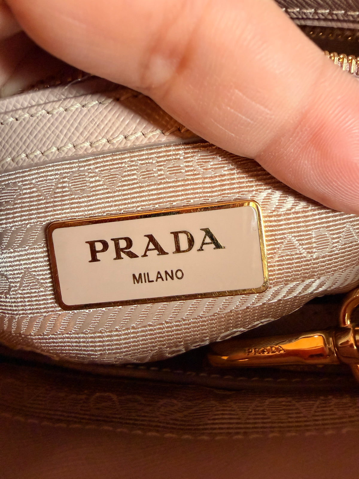 Prada Galliera in Blush- Saffiano