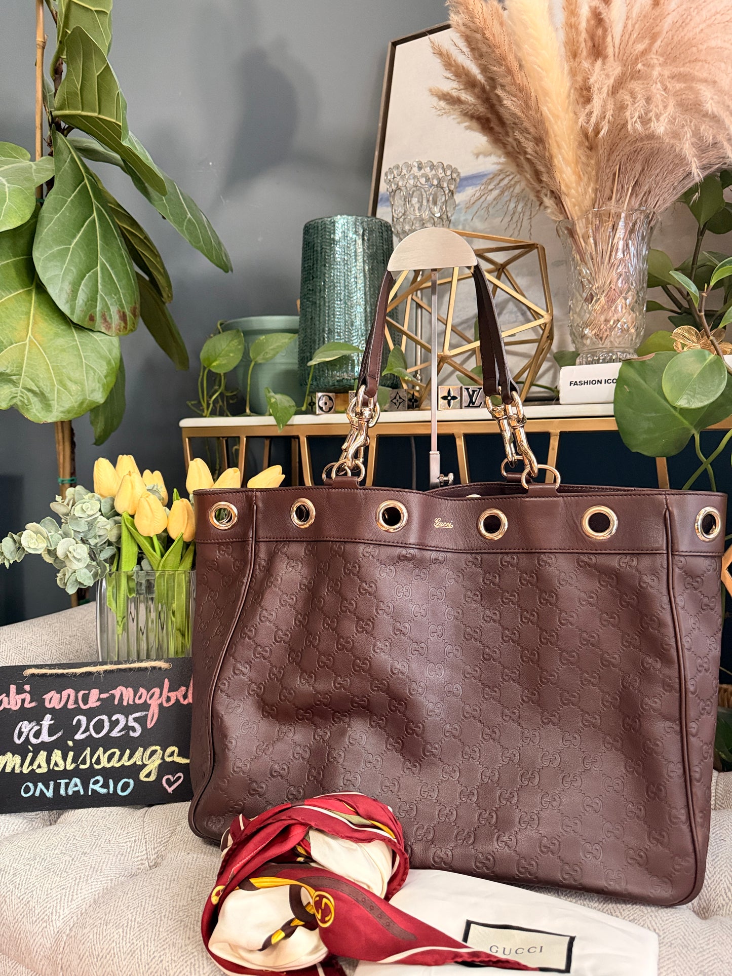 Gucci Positano in Guccissima Leather