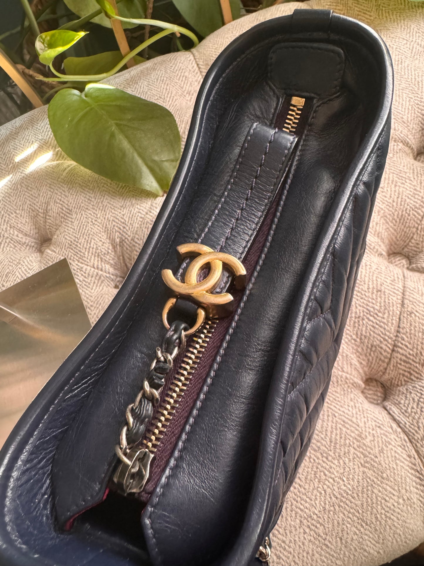 Chanel Small Gabrielle in Aged Calfskin